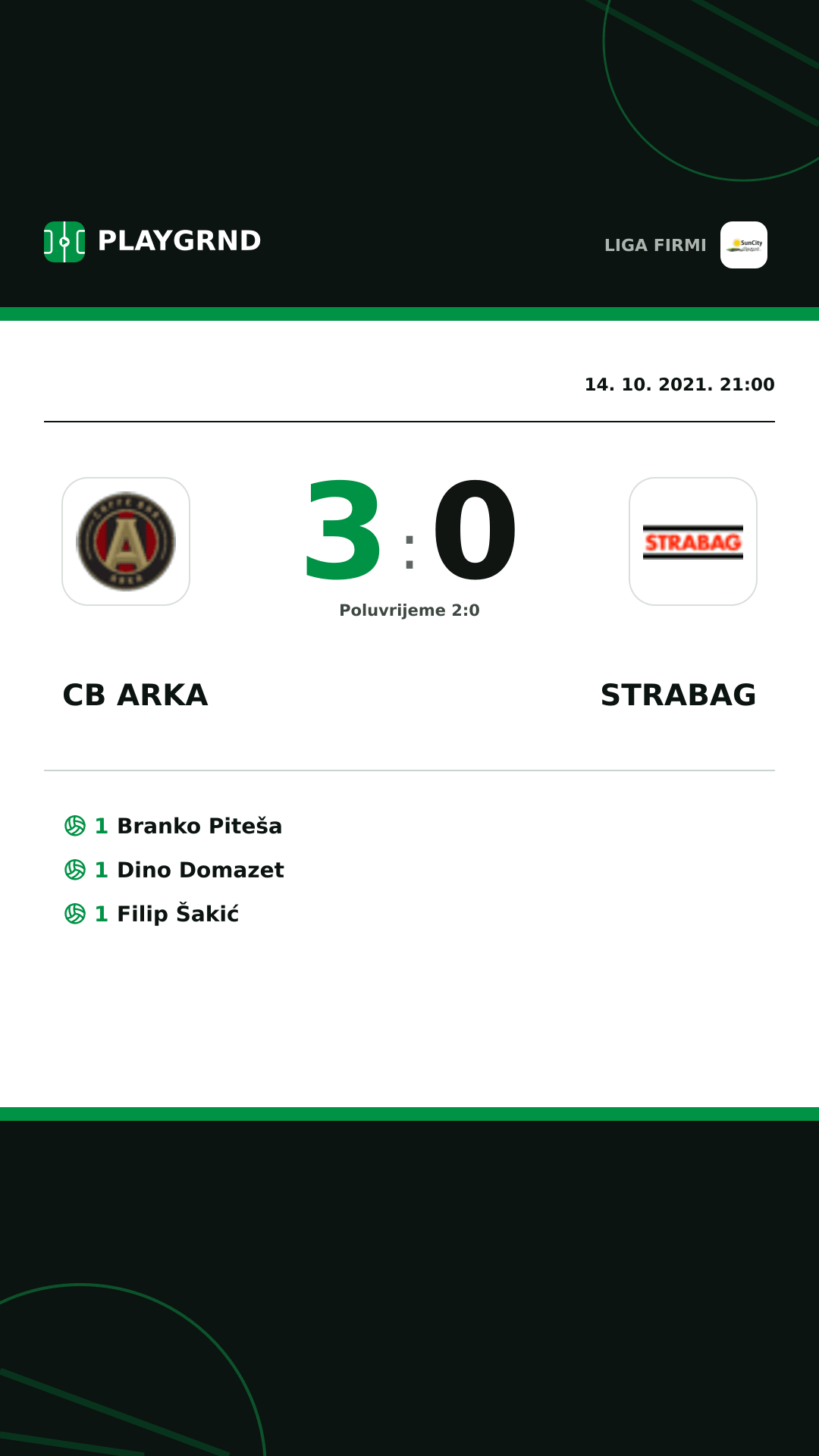 Instagram slika: CB Arka 3:0 Strabag