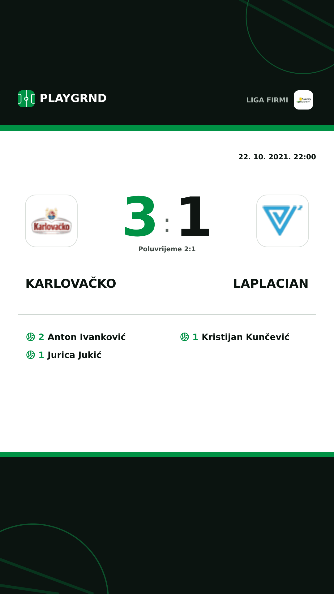 Instagram slika: Karlovačko 3:1 Laplacian