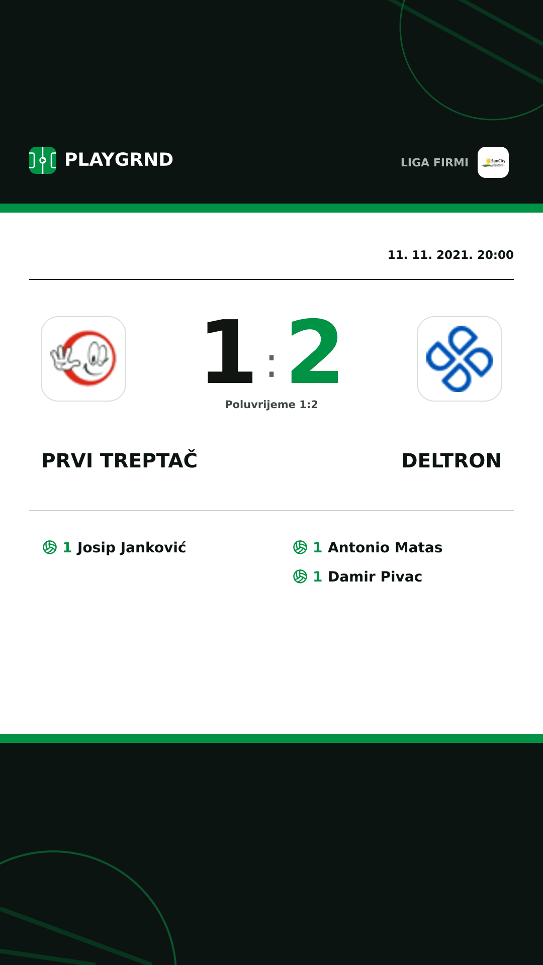 Instagram slika: Prvi Treptač 1:2 Deltron