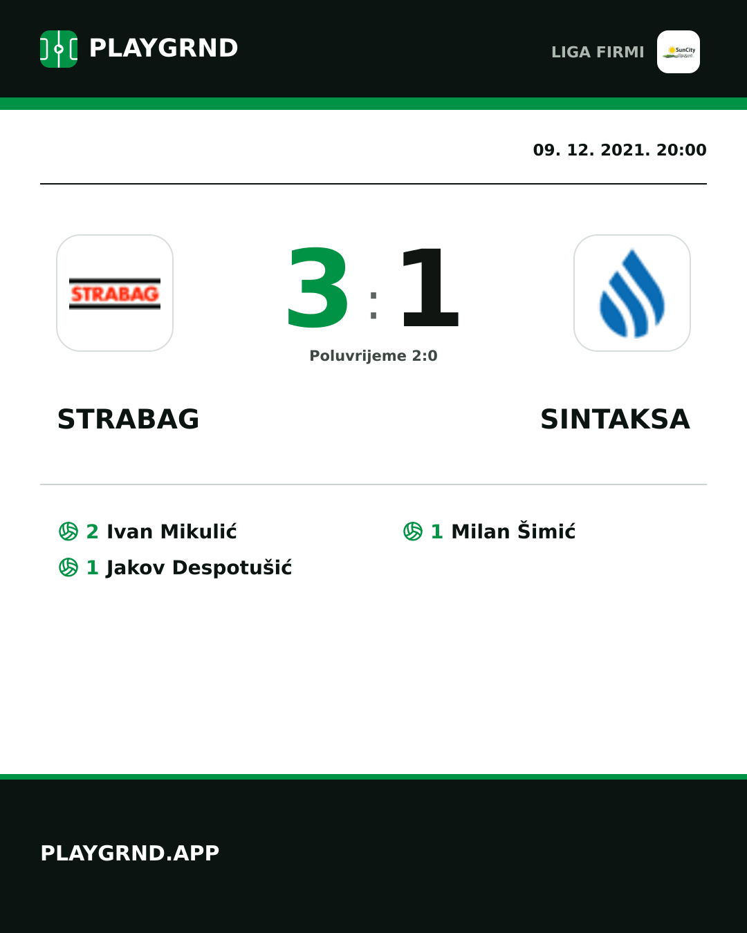 Instagram slika: Strabag 3:1 Sintaksa