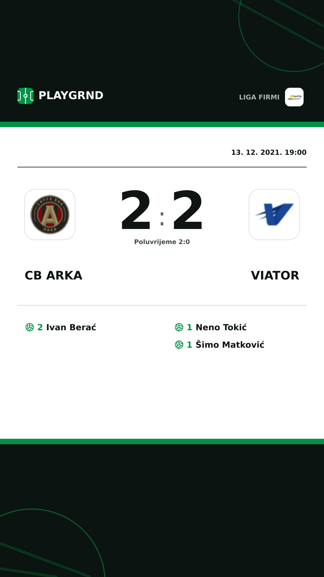 Instagram slika: CB Arka 2:2 Viator