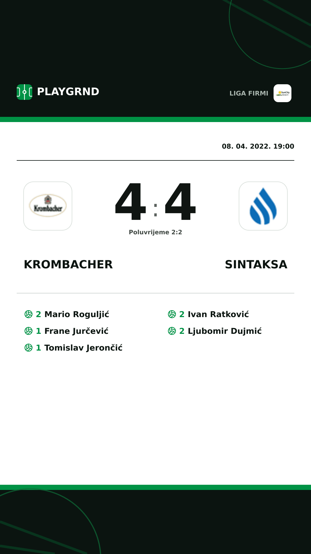 Instagram slika: Krombacher 4:4 Sintaksa