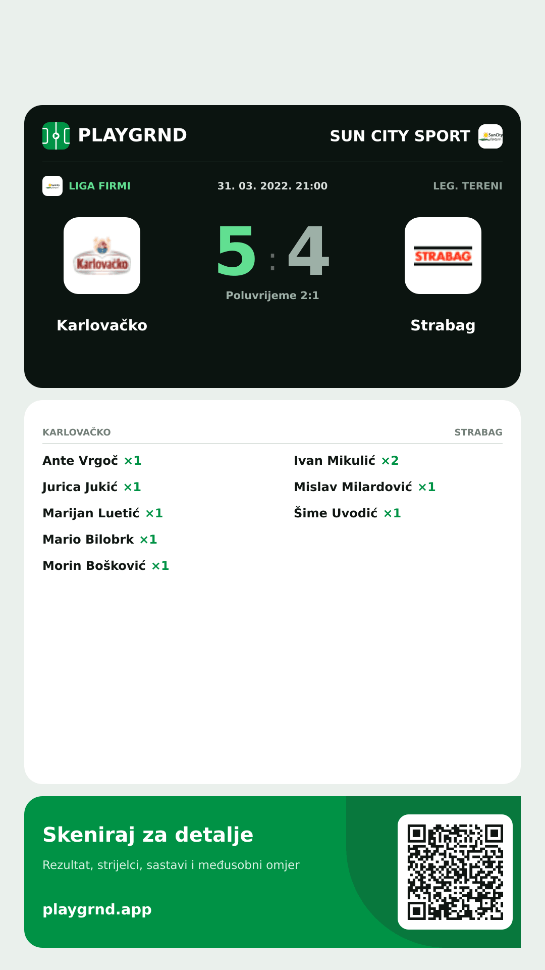 Story slika: Karlovačko 5:4 Strabag