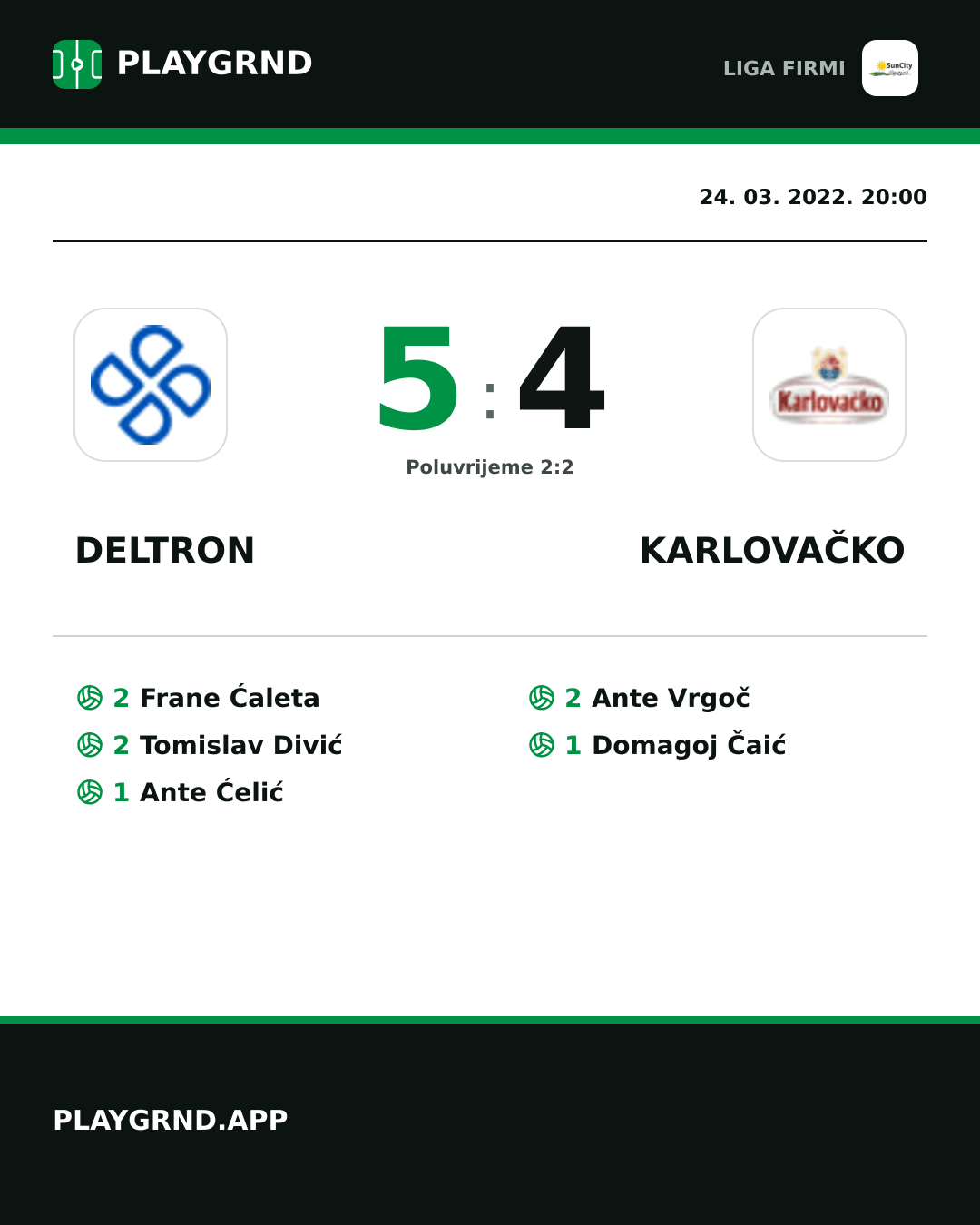 Instagram slika: Deltron 5:4 Karlovačko