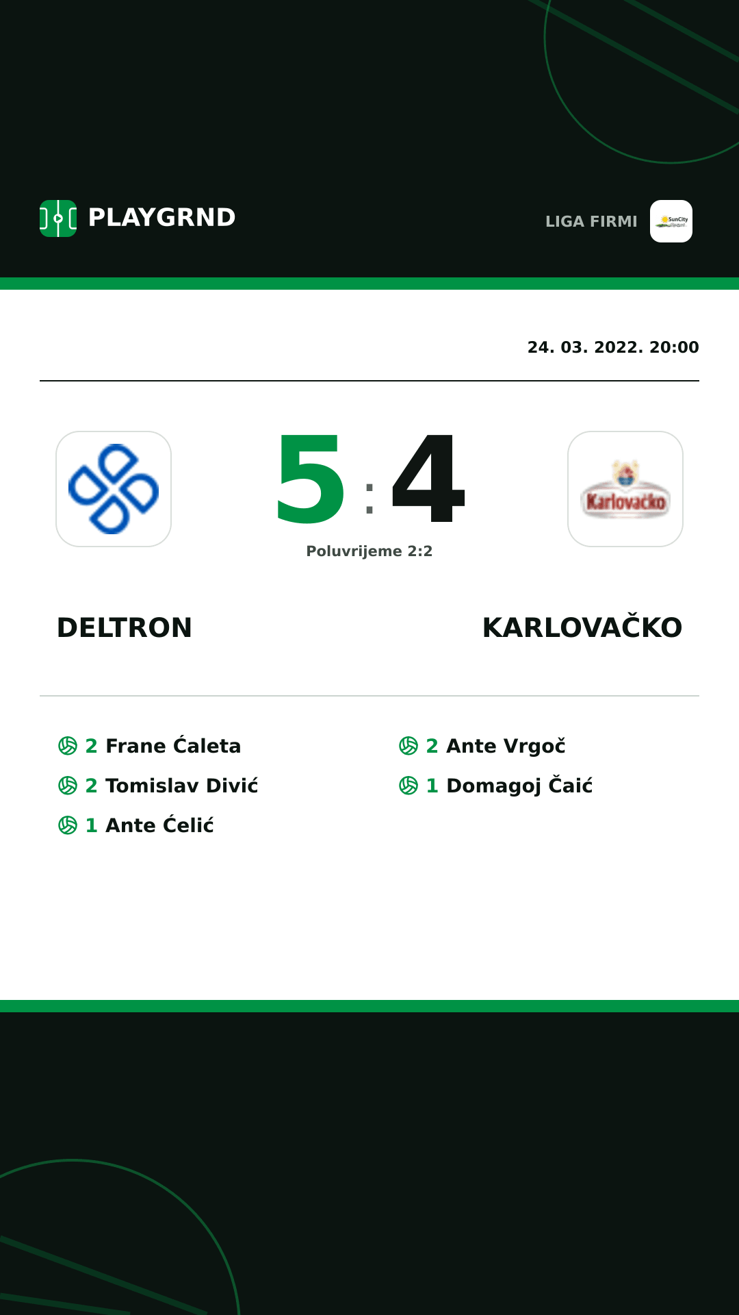 Instagram slika: Deltron 5:4 Karlovačko