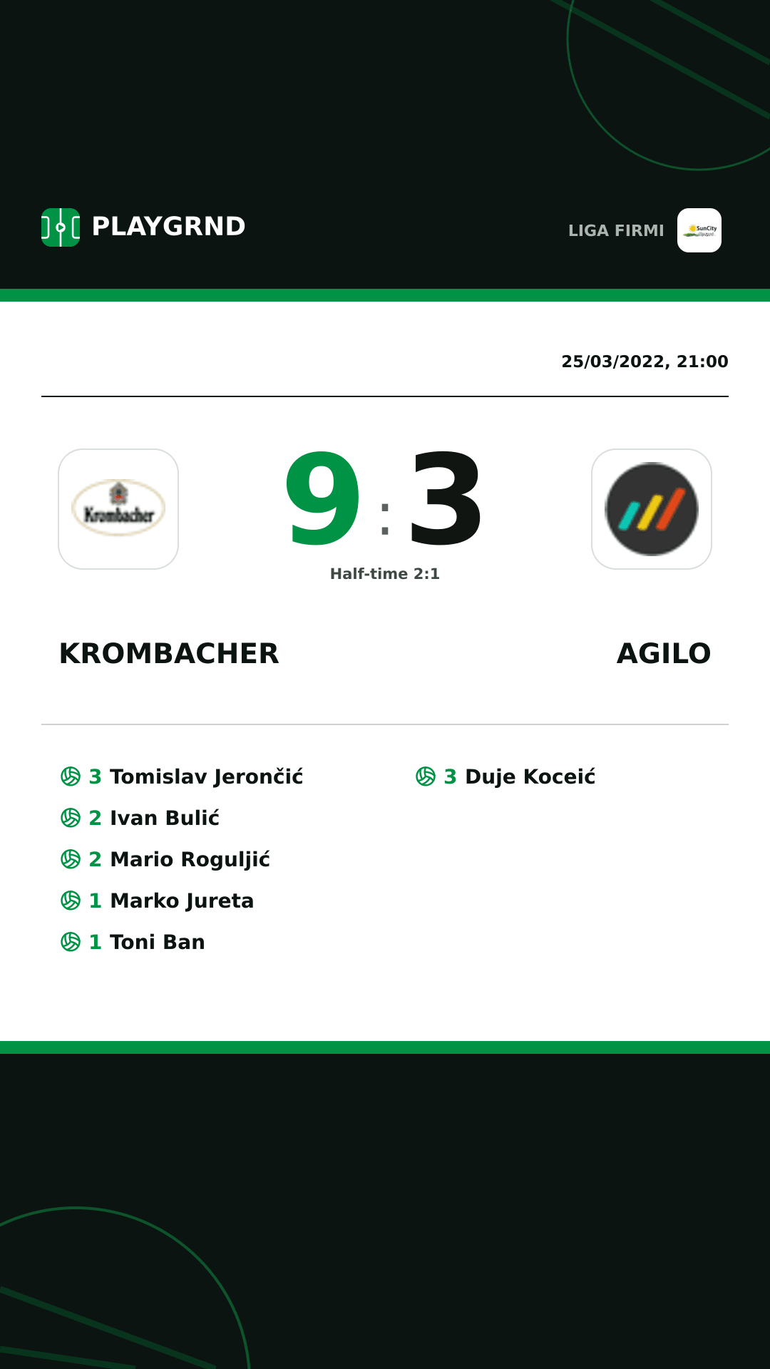 Instagram artwork: Krombacher 9:3 Agilo