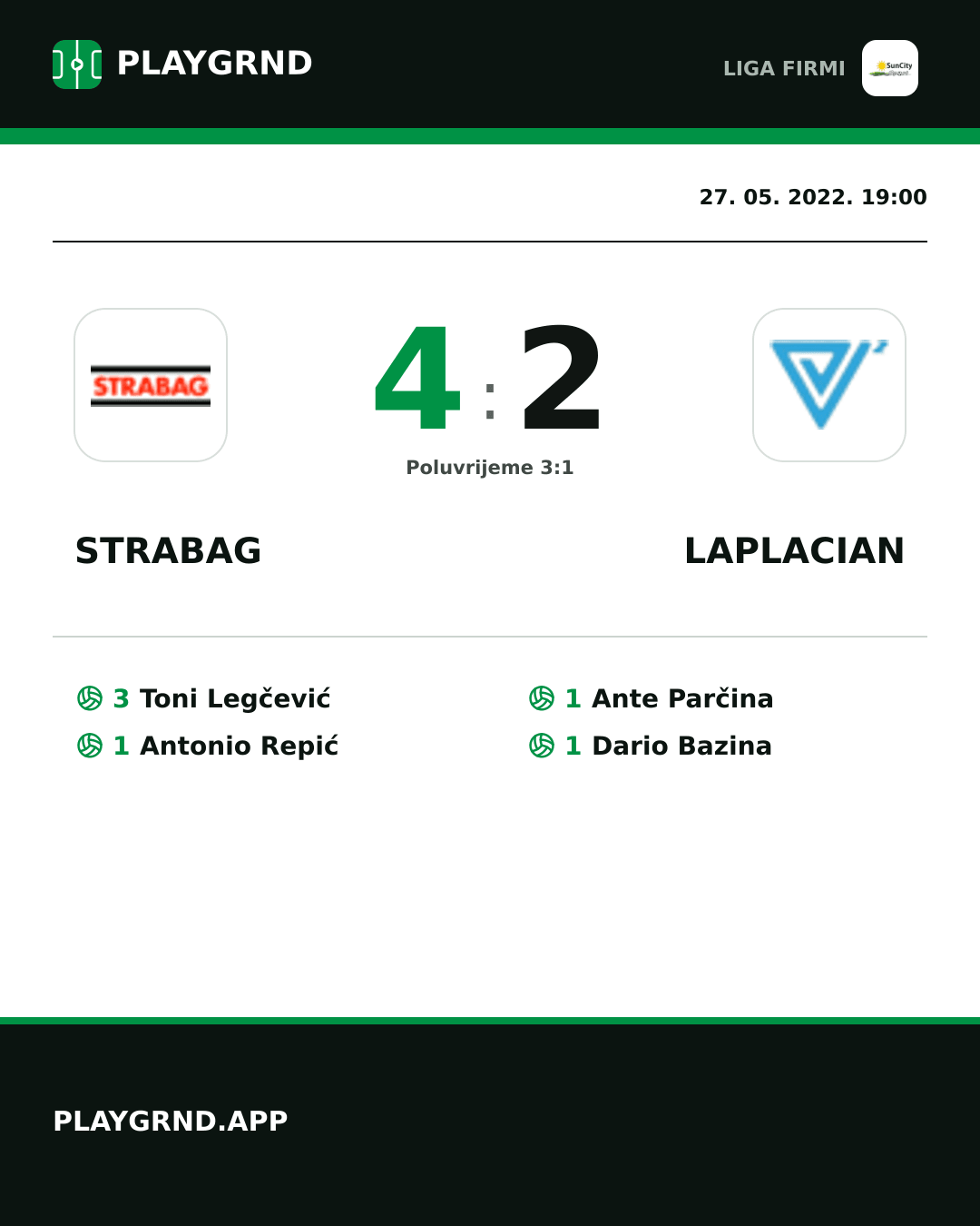 Instagram slika: Strabag 4:2 Laplacian
