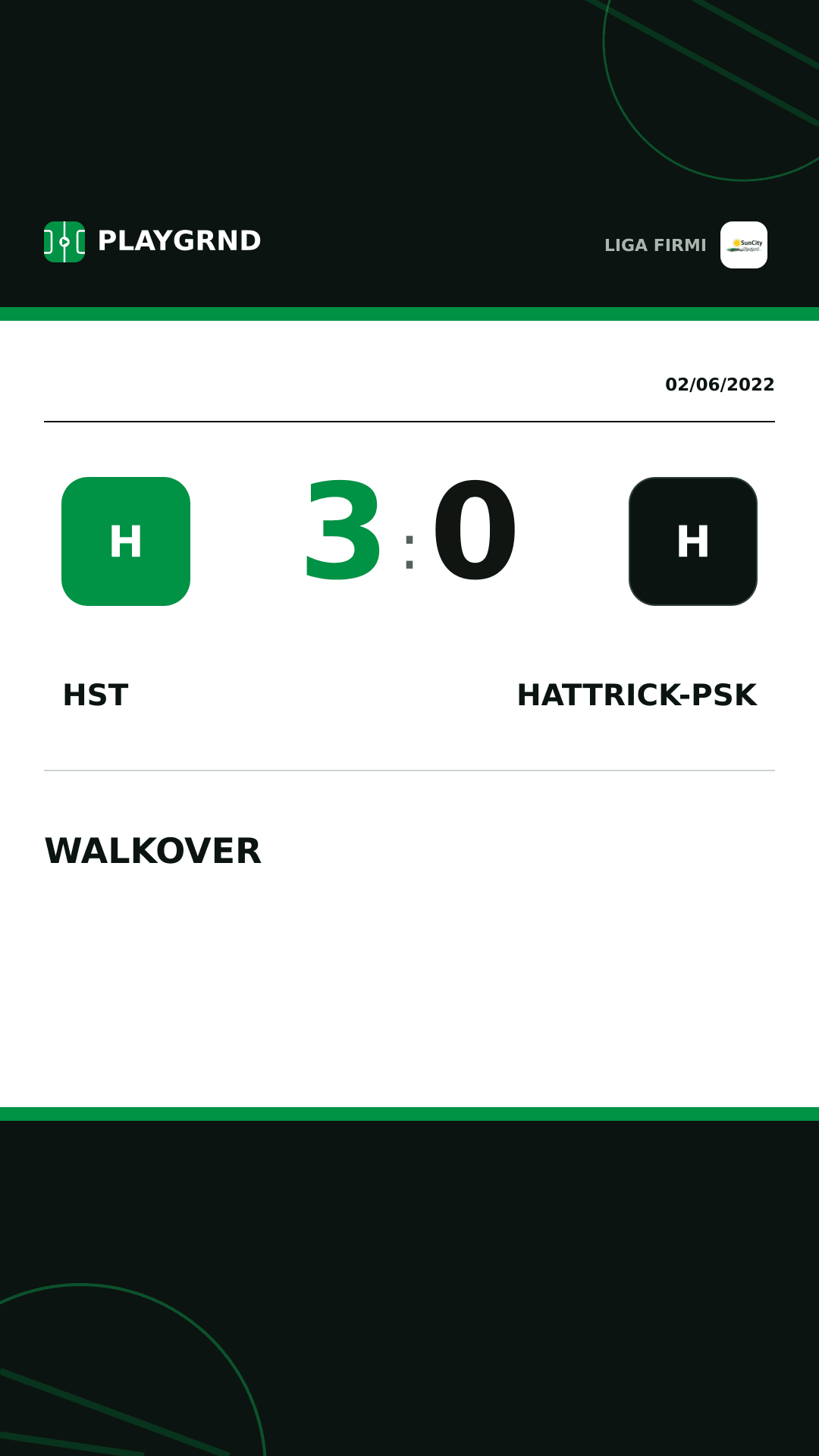 Instagram artwork: Hst 3:0 Hattrick-Psk