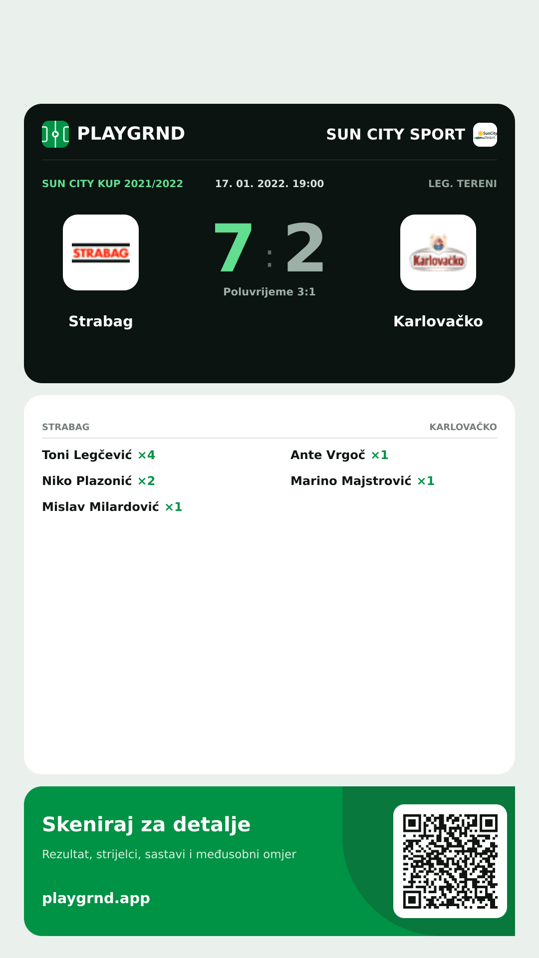 Story slika: Strabag 7:2 Karlovačko
