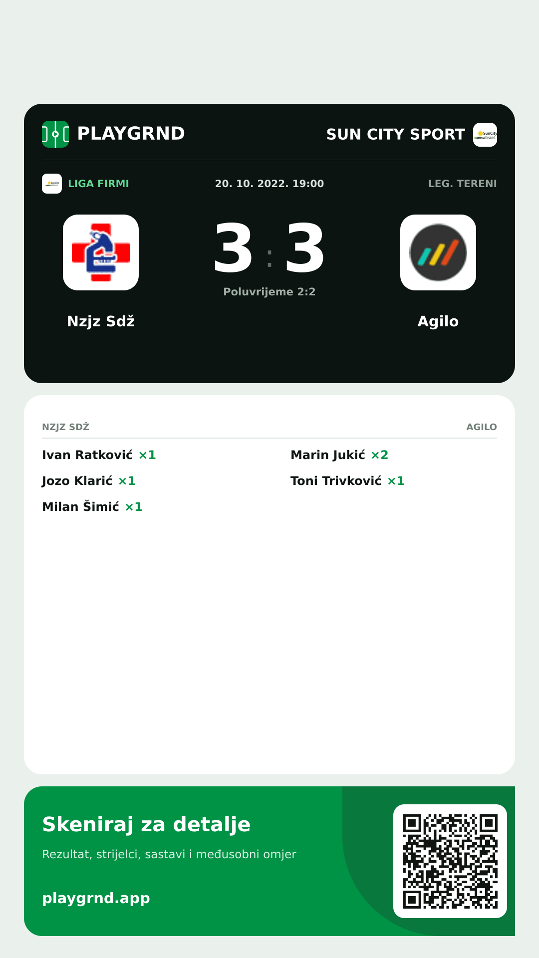 Story slika: Nzjz Sdž 3:3 Agilo