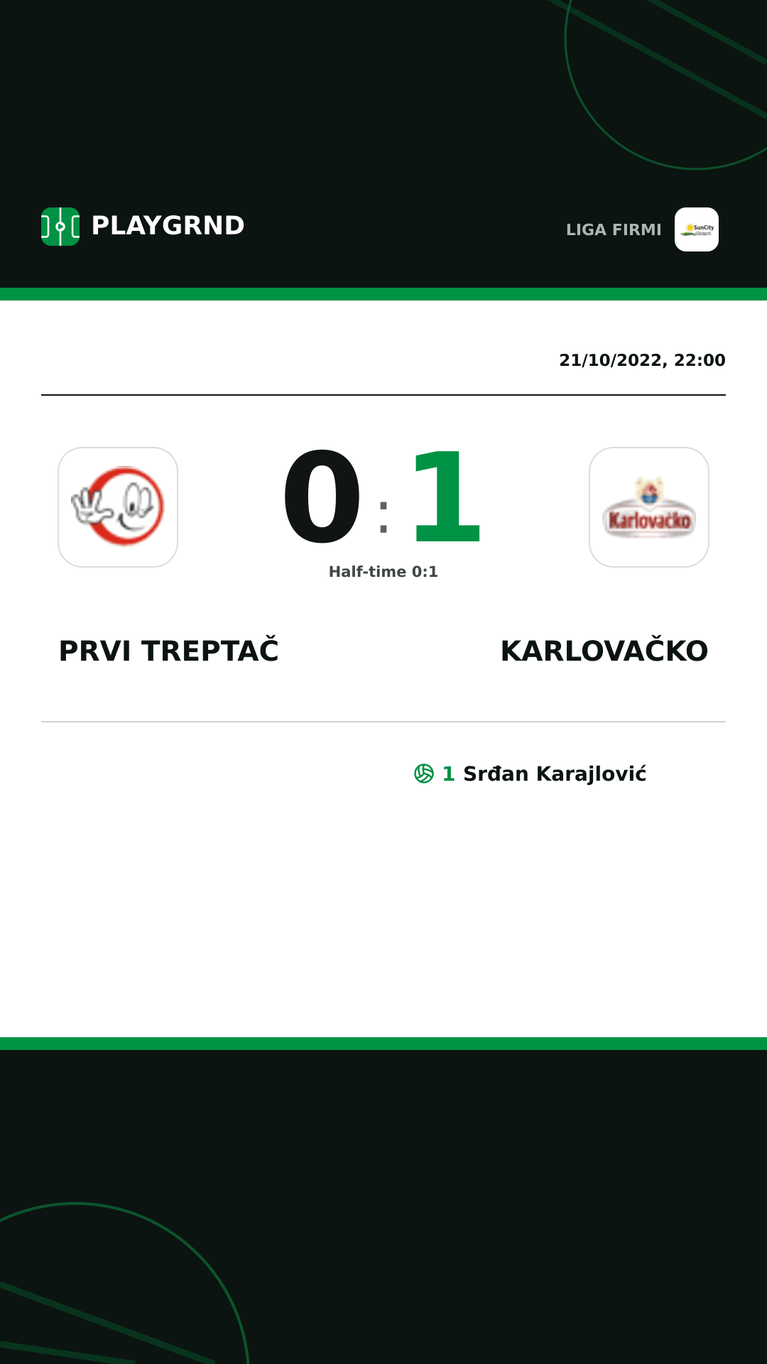 Instagram artwork: Prvi Treptač 0:1 Karlovačko