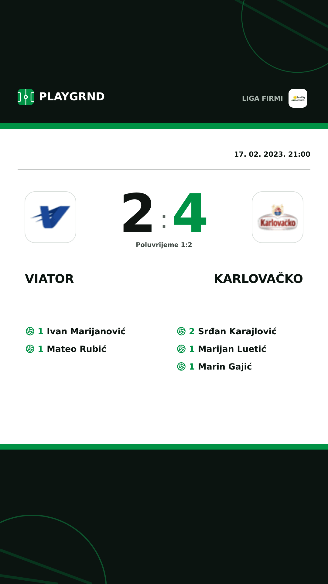 Instagram slika: Viator 2:4 Karlovačko