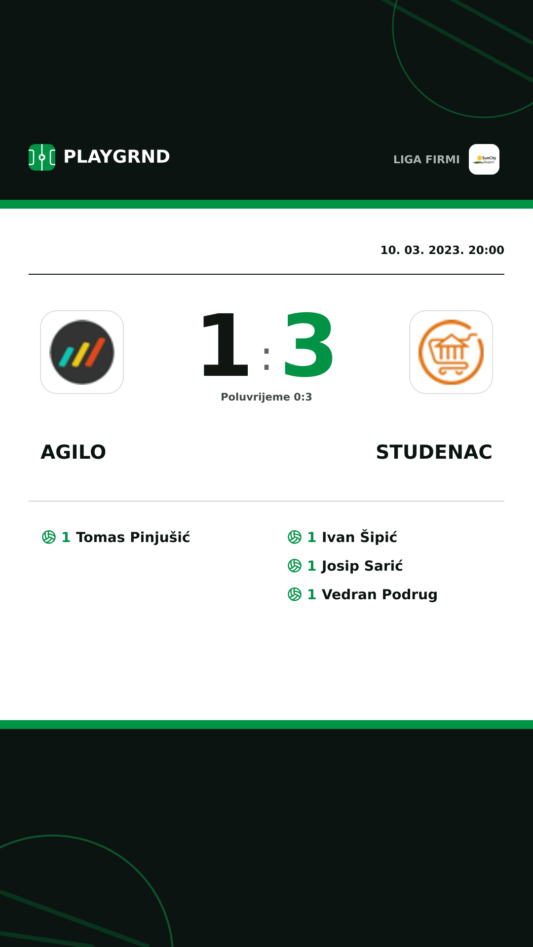 Instagram slika: Agilo 1:3 Studenac