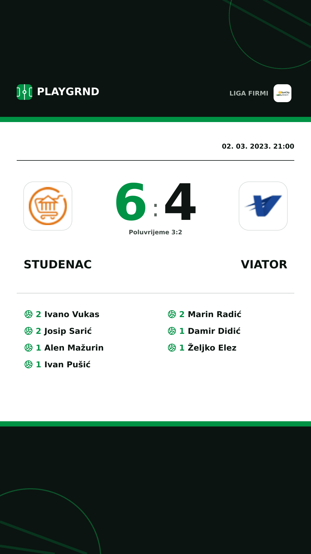 Instagram slika: Studenac 6:4 Viator