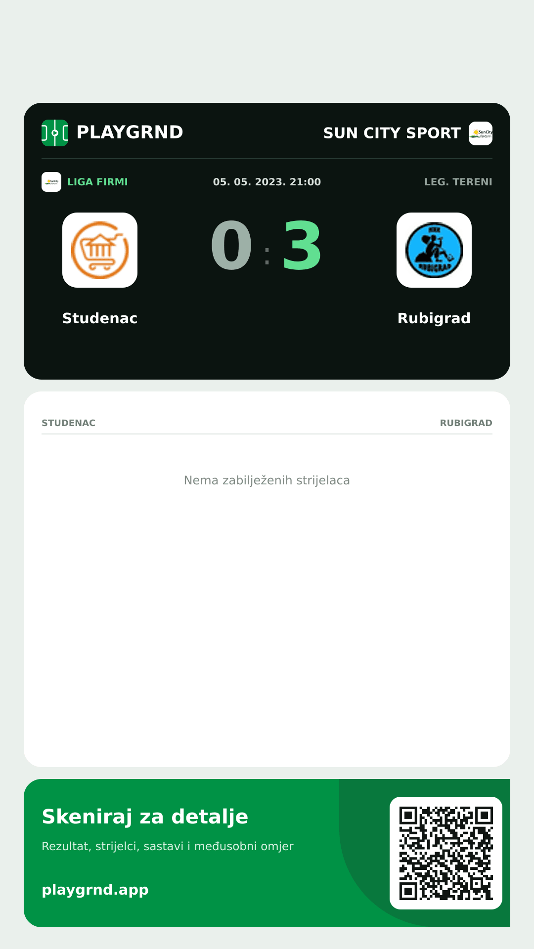 Story slika: Studenac 0:3 Rubigrad