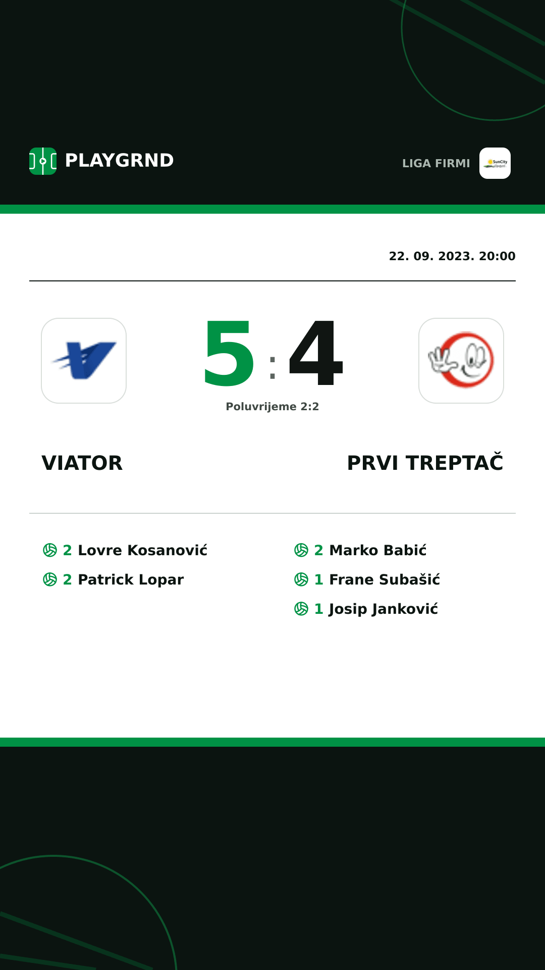 Instagram slika: Viator 5:4 Prvi Treptač