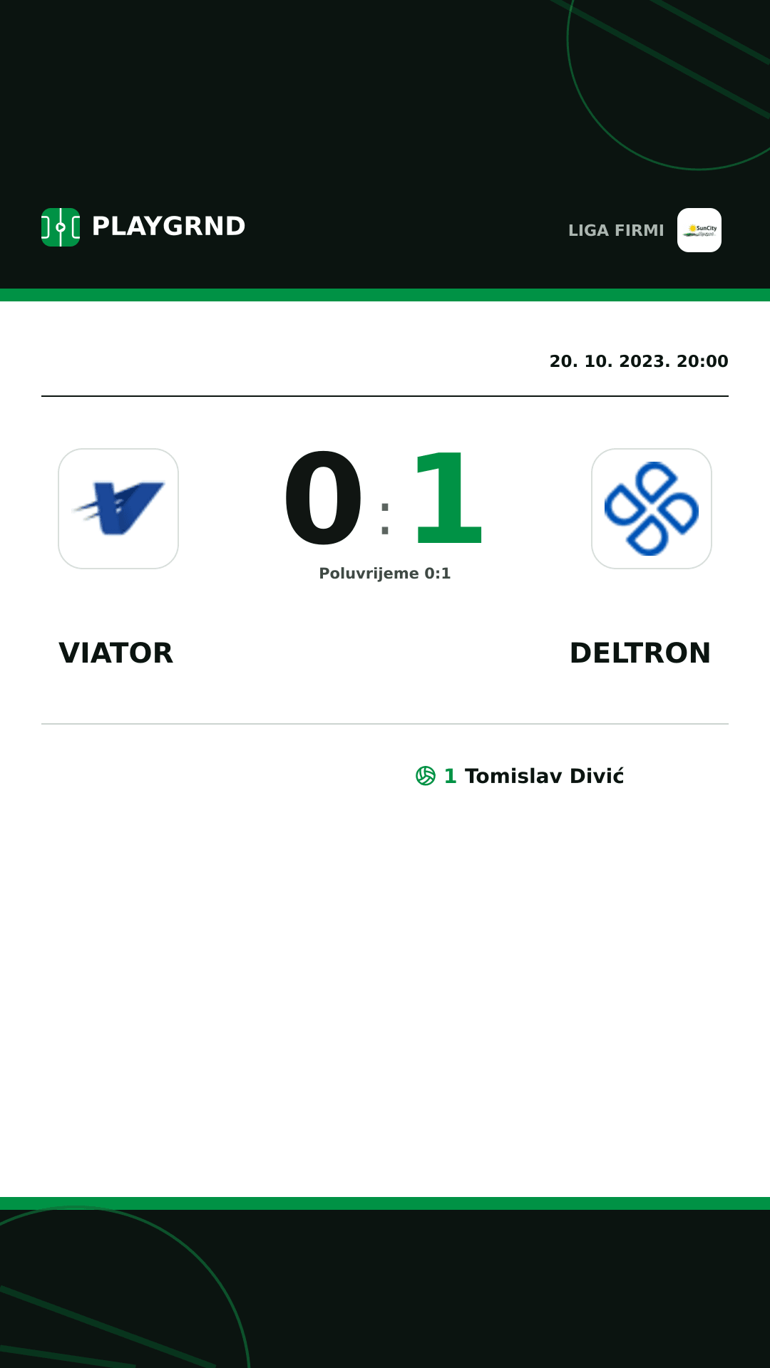 Instagram slika: Viator 0:1 Deltron