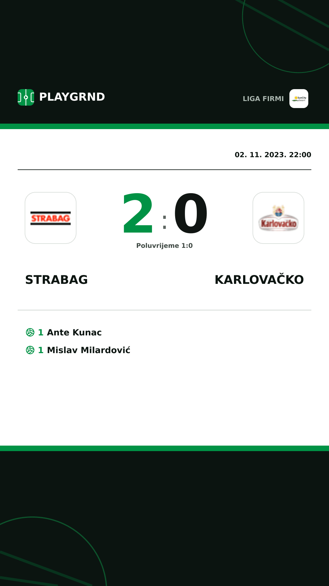 Instagram slika: Strabag 2:0 Karlovačko