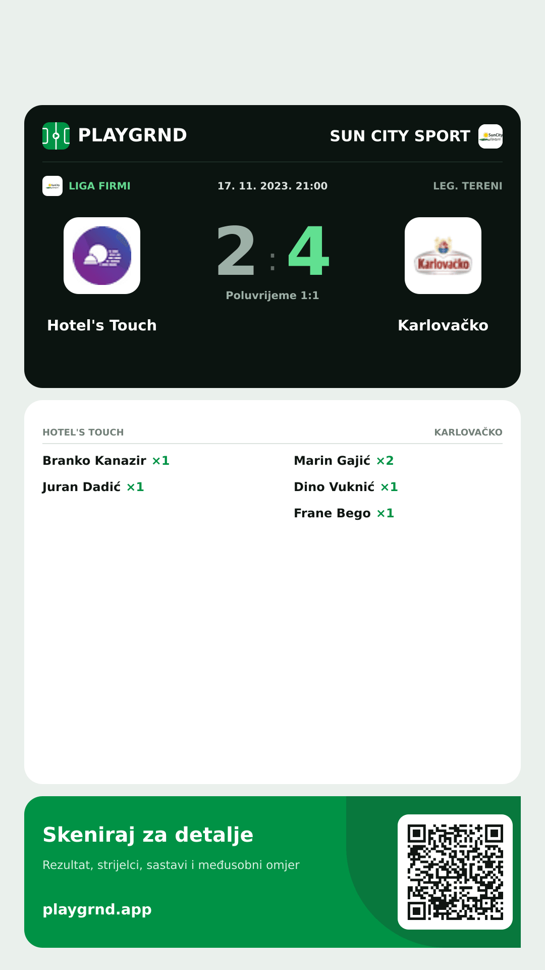 Story slika: Hotel's Touch 2:4 Karlovačko