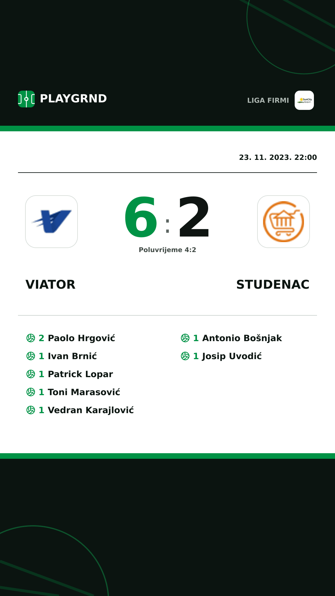 Instagram slika: Viator 6:2 Studenac