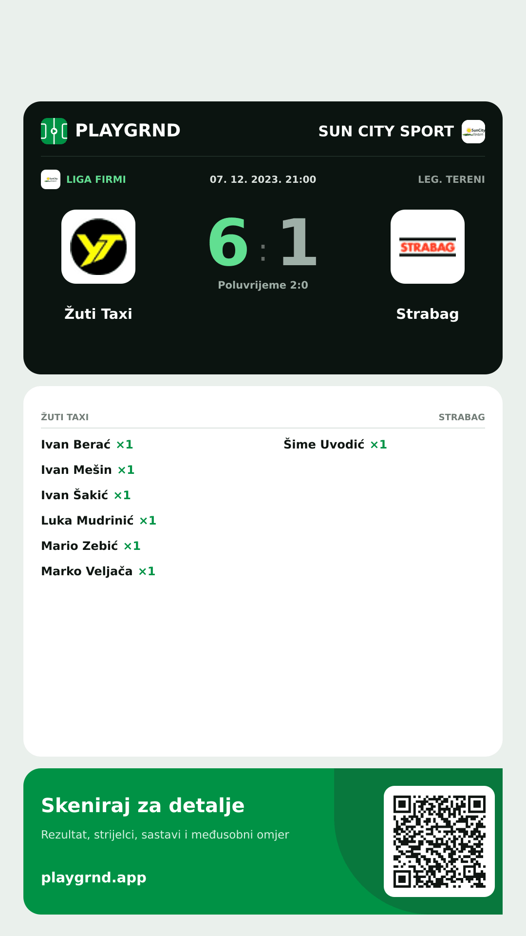 Story slika: Žuti Taxi 6:1 Strabag