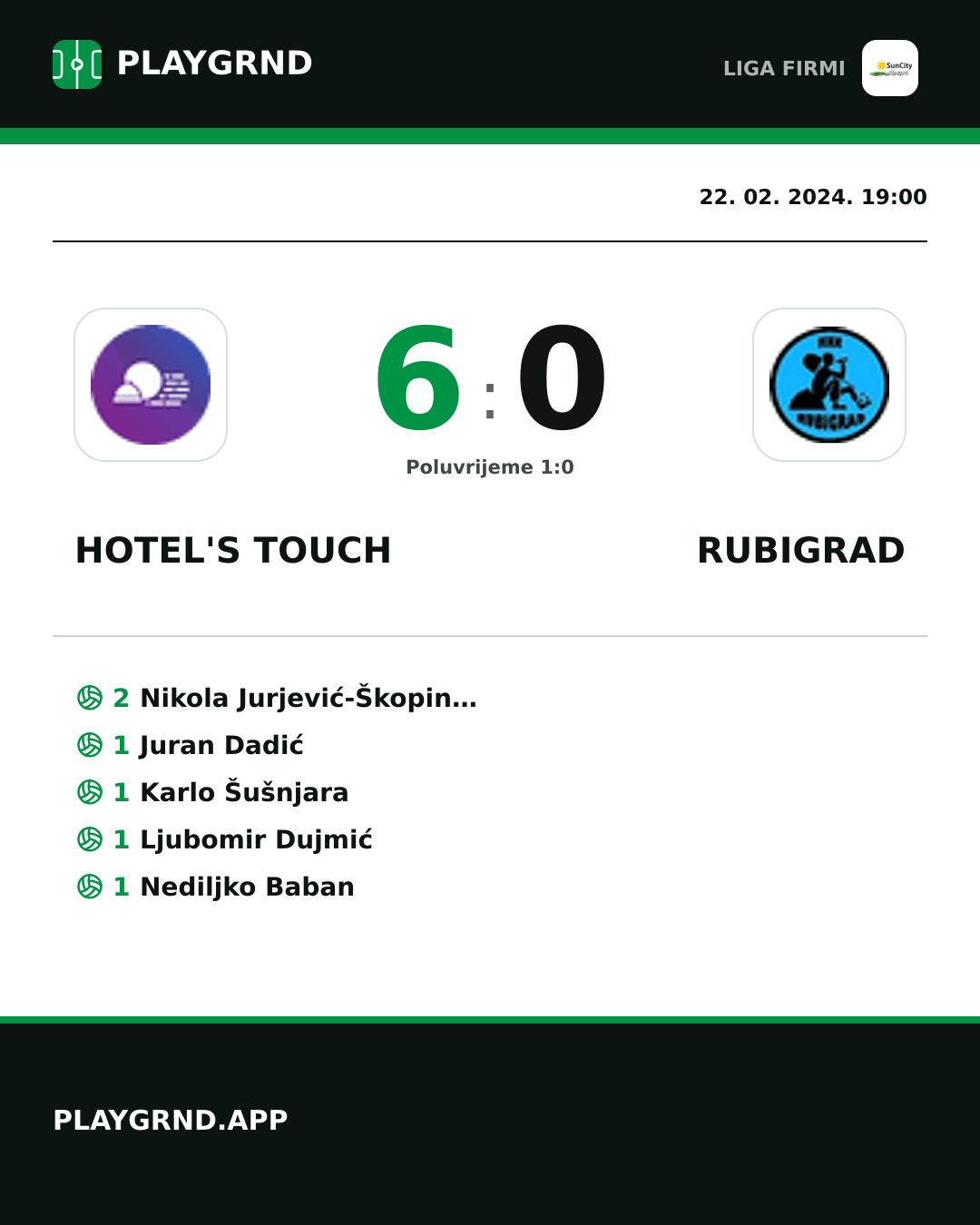 Instagram slika: Hotel's Touch 6:0 Rubigrad