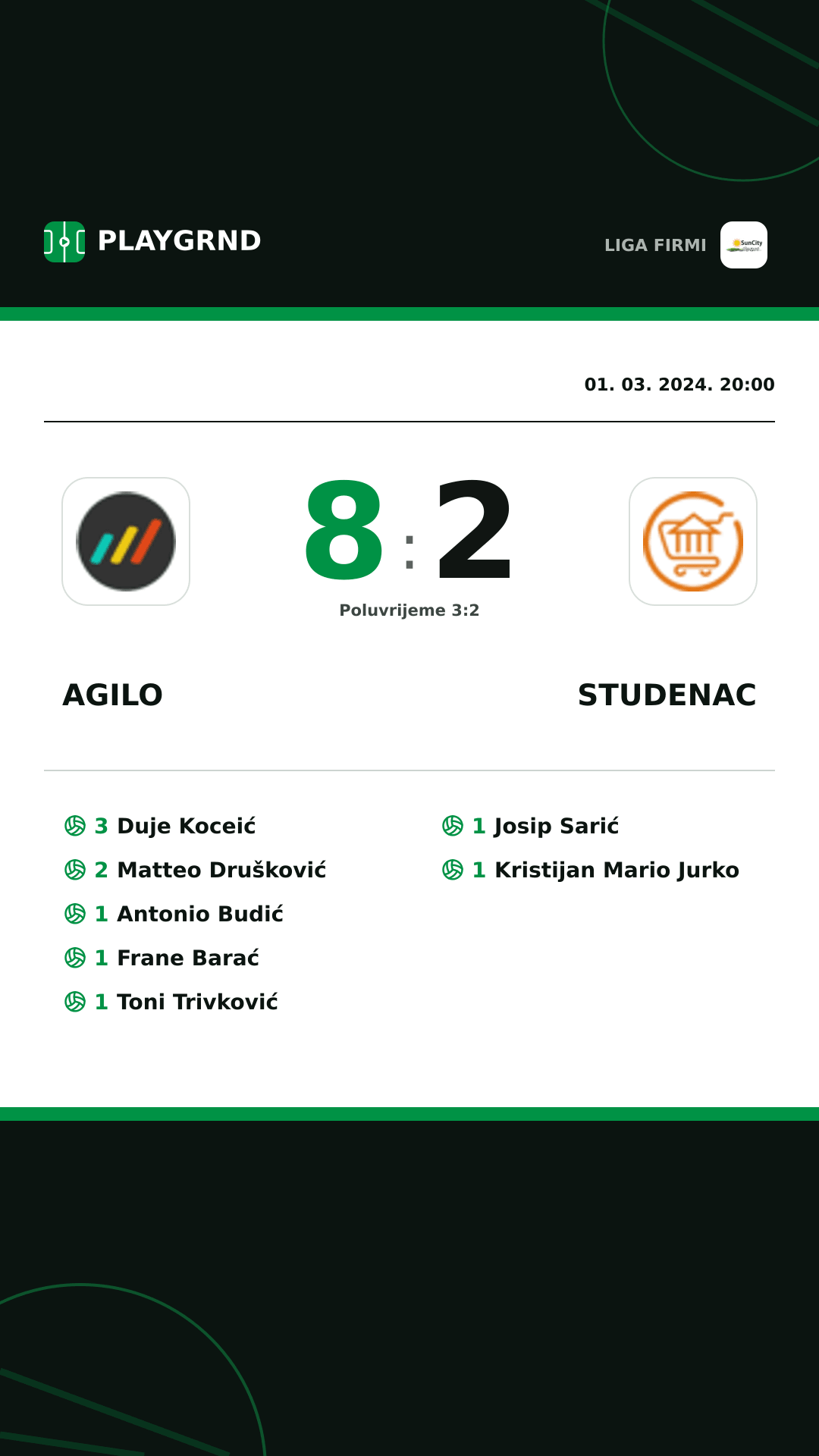 Instagram slika: Agilo 8:2 Studenac