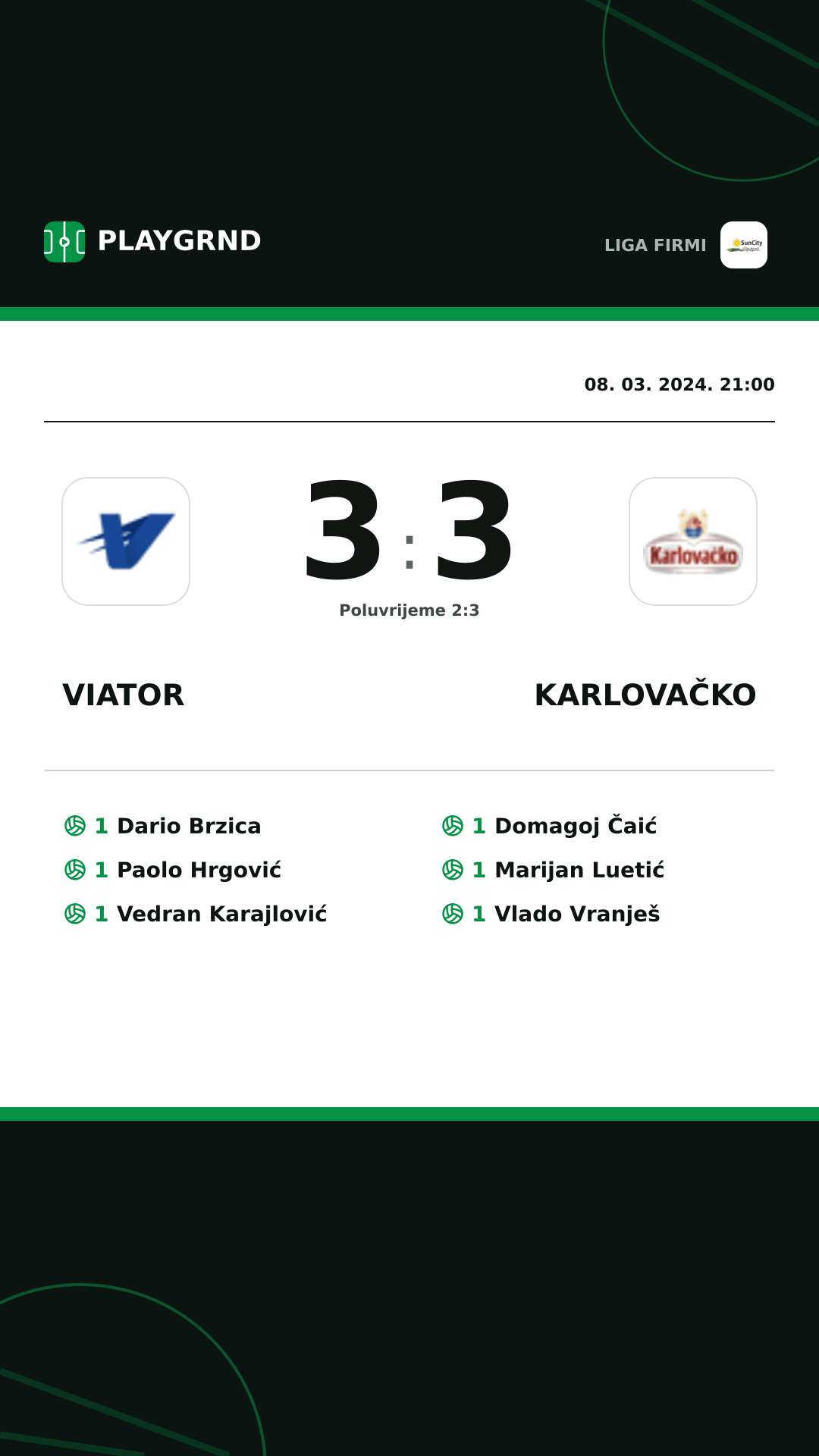 Instagram slika: Viator 3:3 Karlovačko