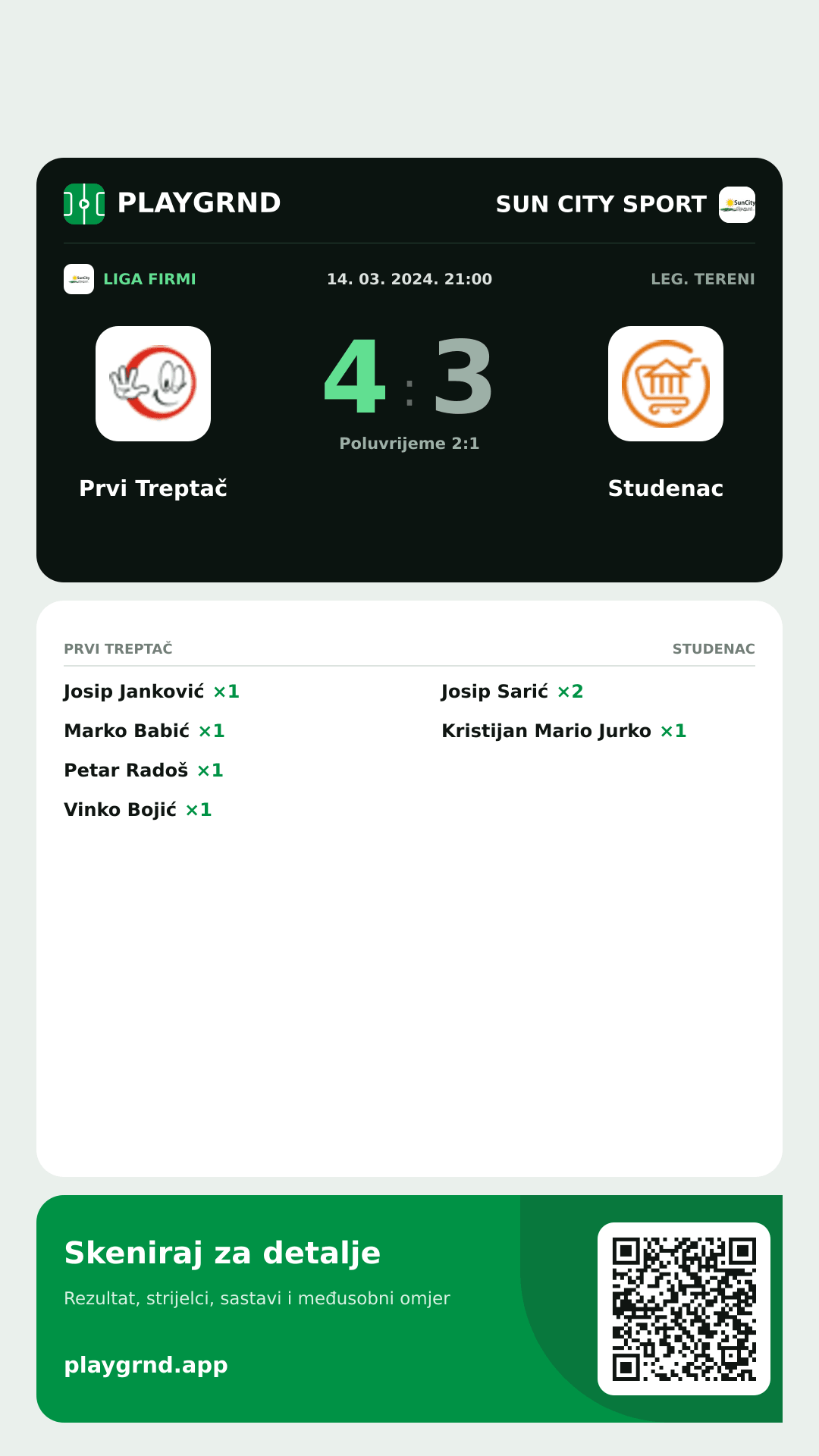 Story slika: Prvi Treptač 4:3 Studenac