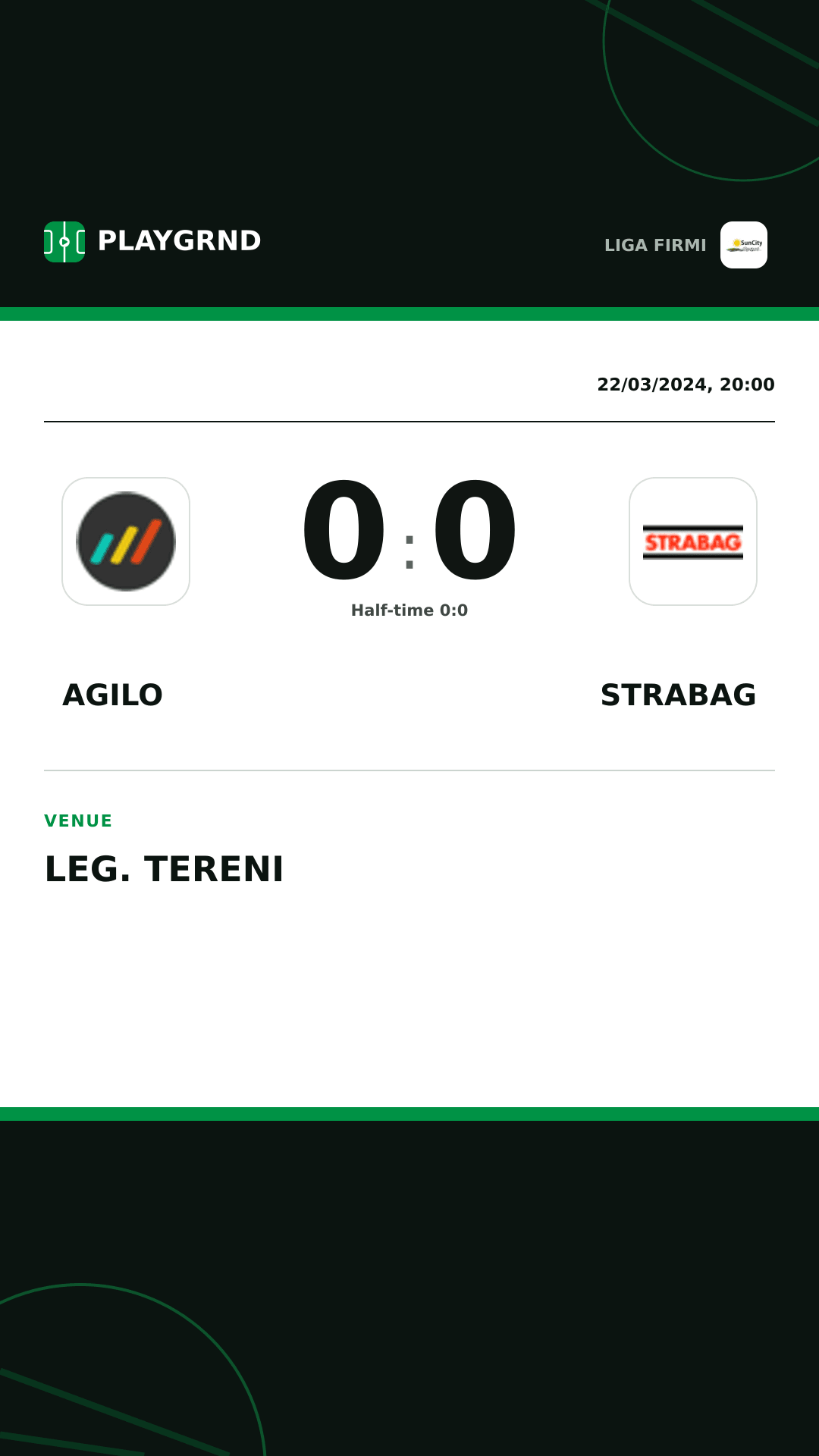 Instagram artwork: Agilo 0:0 Strabag