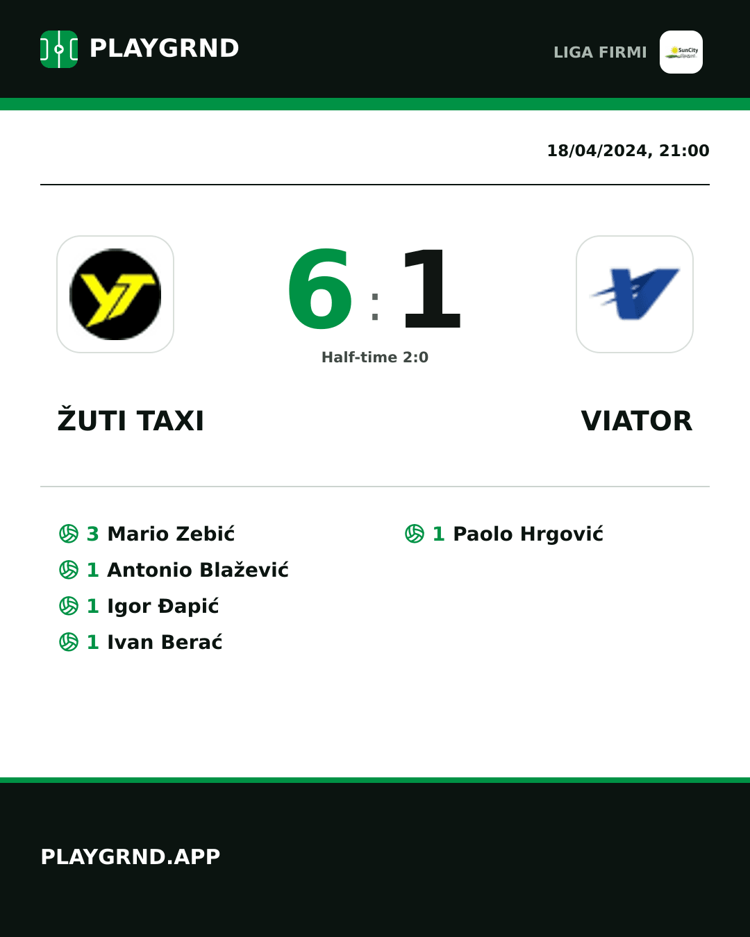 Instagram artwork: Žuti Taxi 6:1 Viator