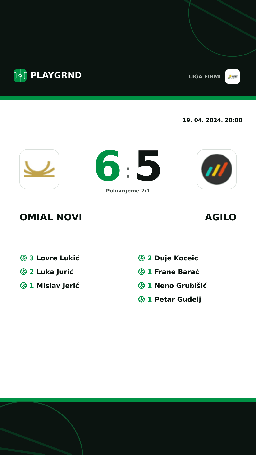 Instagram slika: Omial Novi 6:5 Agilo