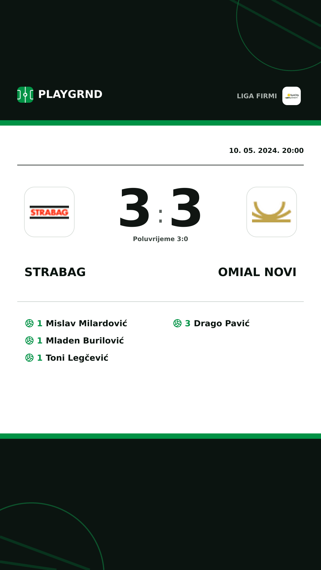Instagram slika: Strabag 3:3 Omial Novi