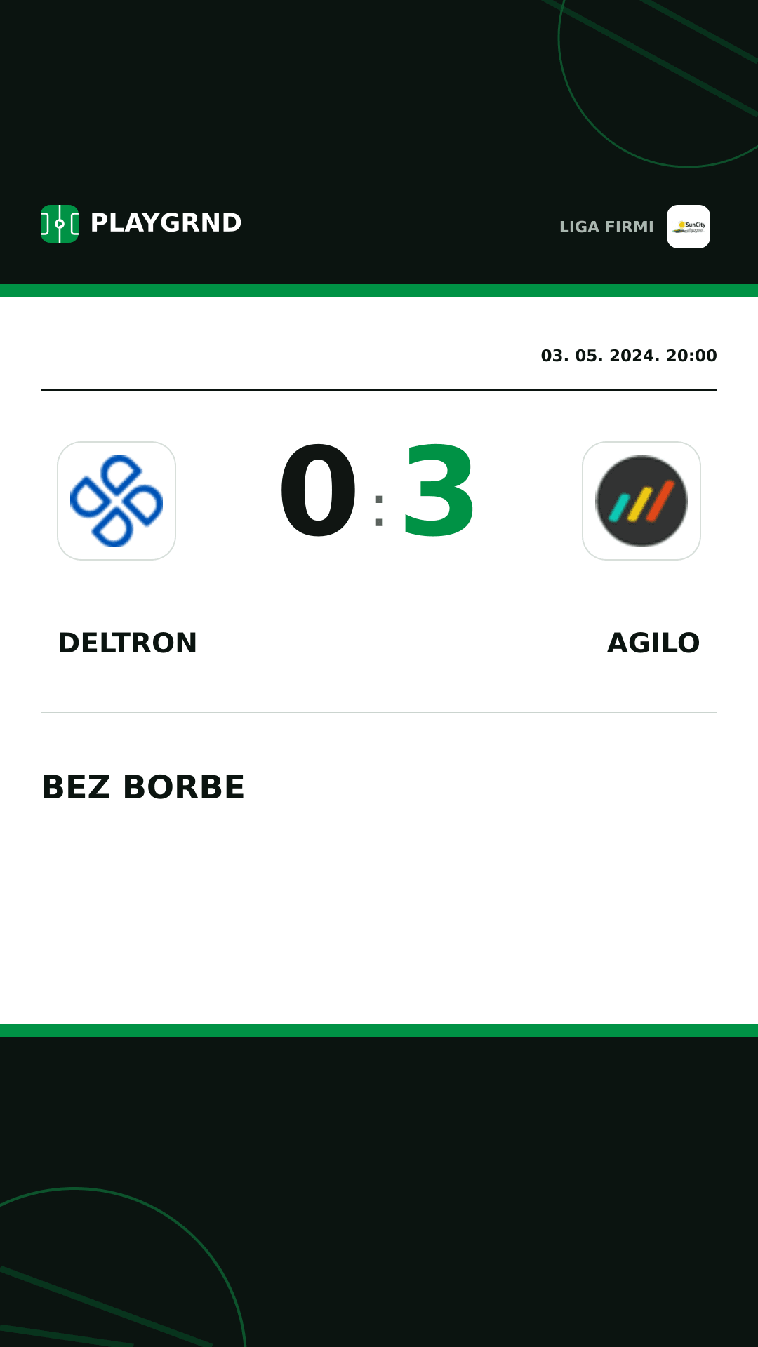 Instagram slika: Deltron 0:3 Agilo