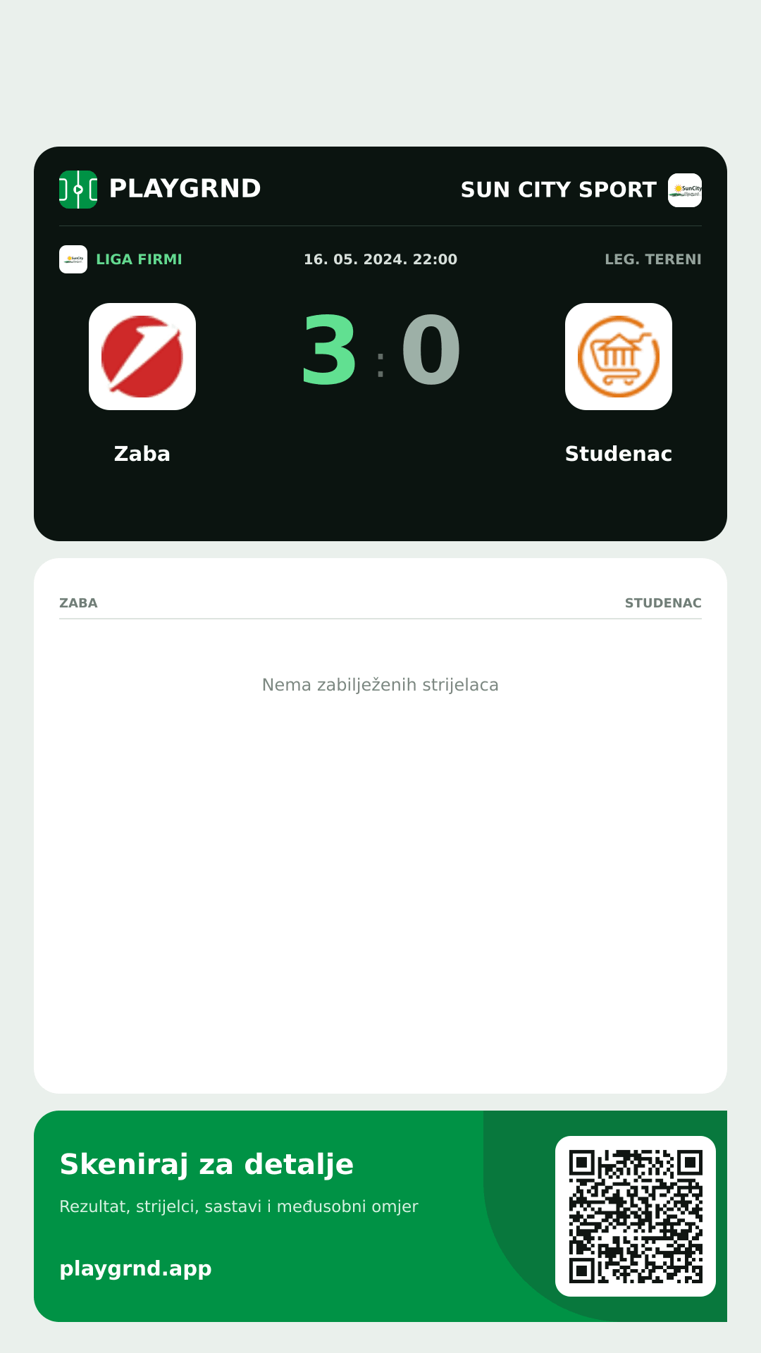 Story slika: Zaba 3:0 Studenac