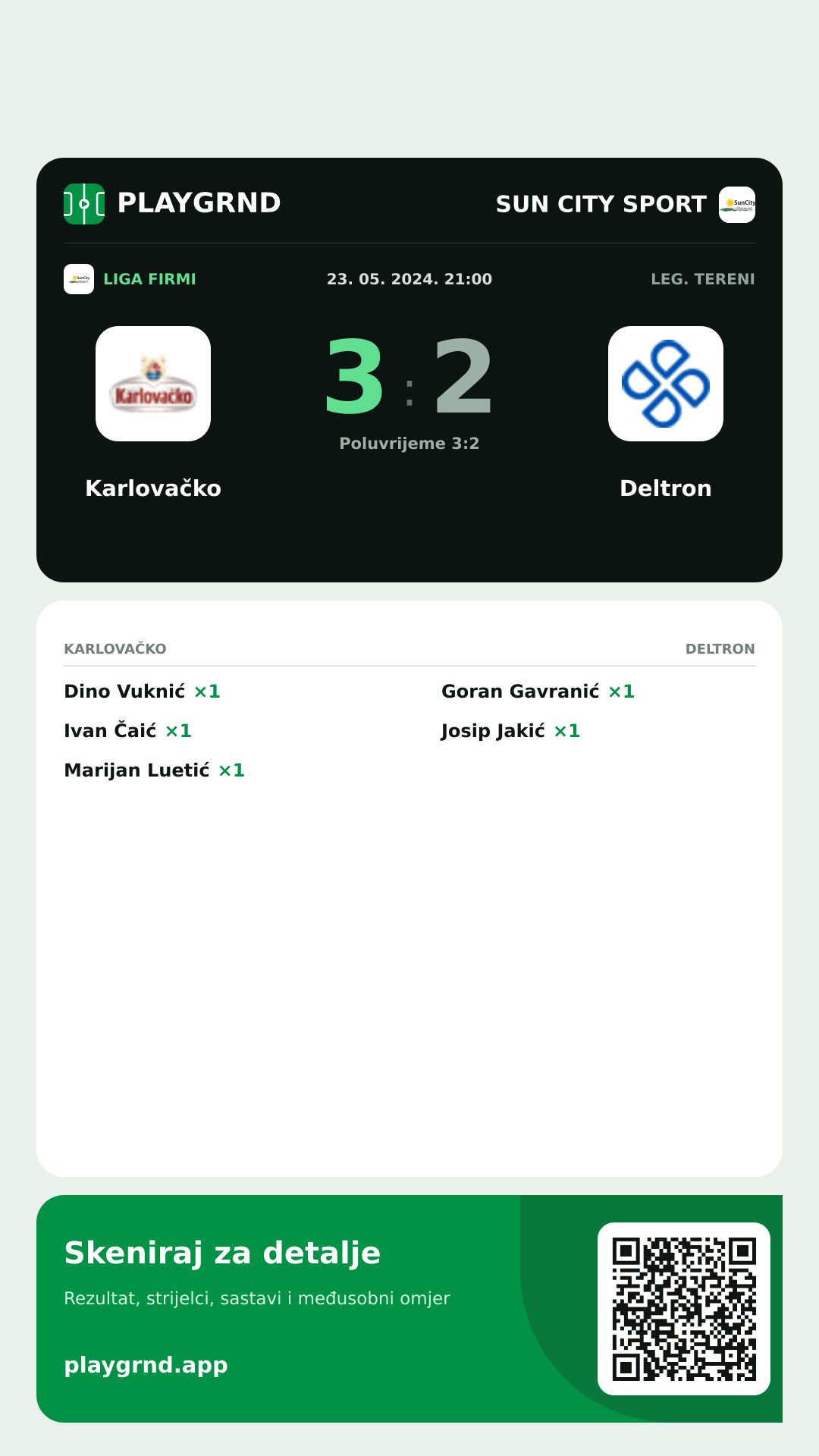 Story slika: Karlovačko 3:2 Deltron