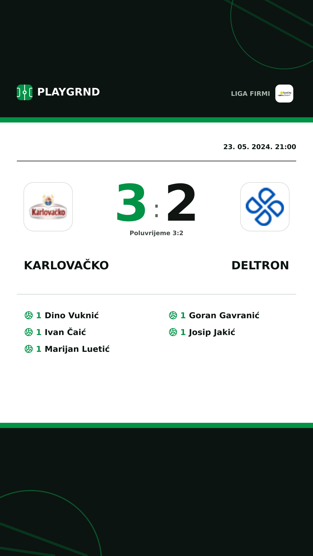Instagram slika: Karlovačko 3:2 Deltron