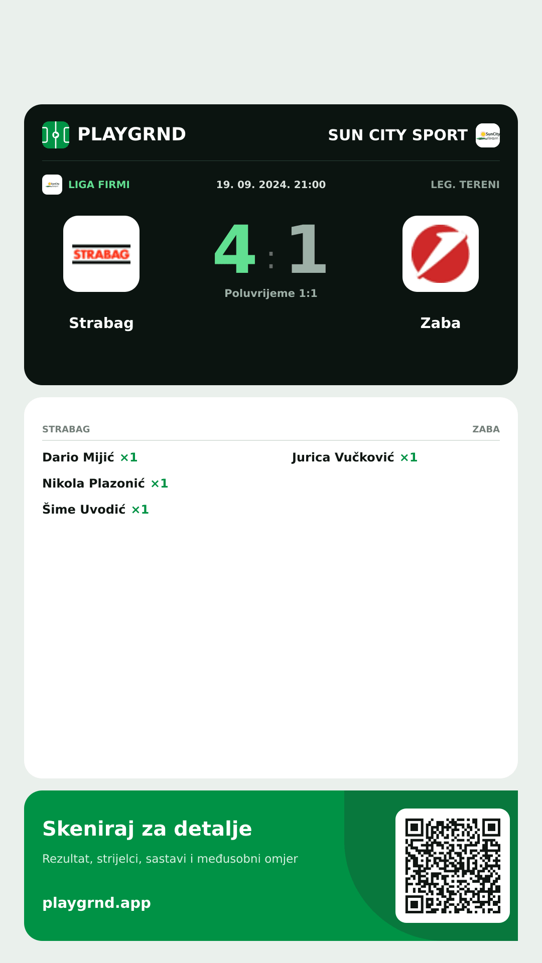 Story slika: Strabag 4:1 Zaba