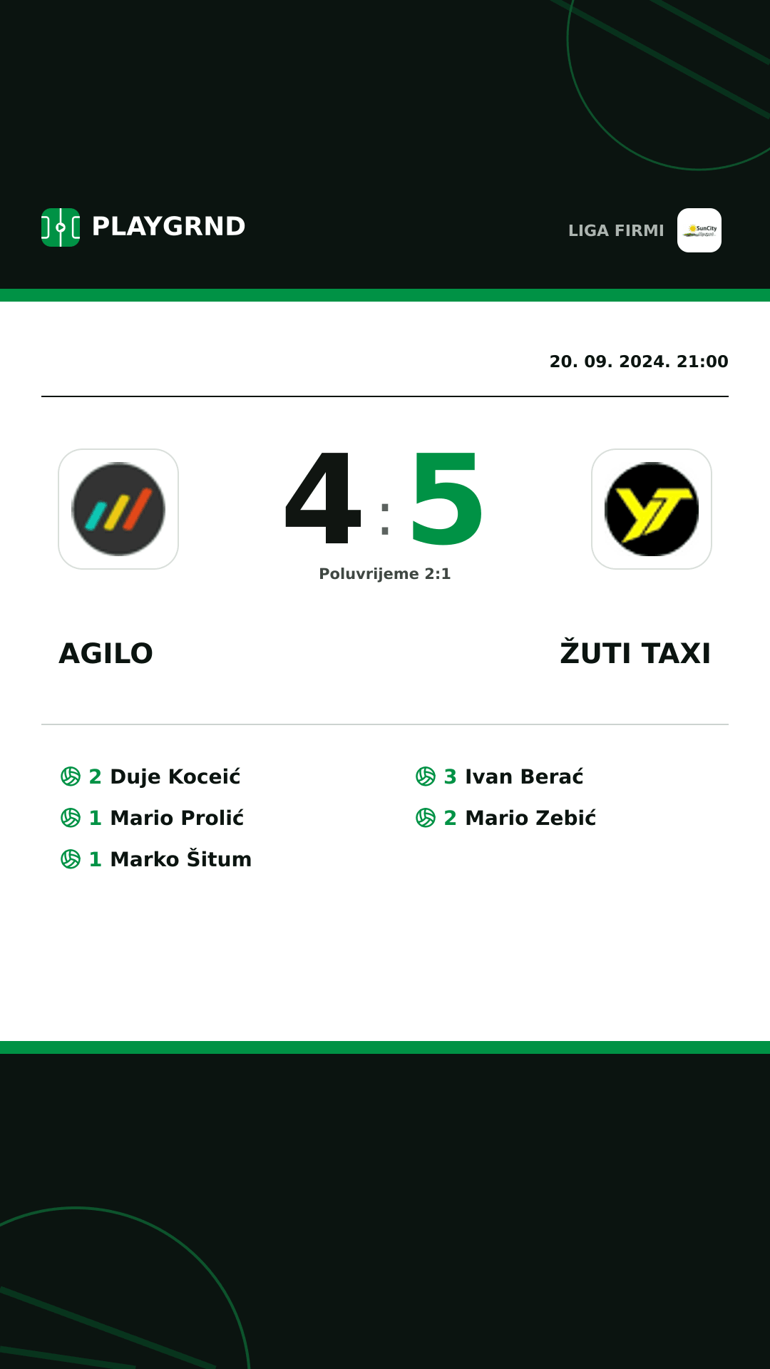 Instagram slika: Agilo 4:5 Žuti Taxi