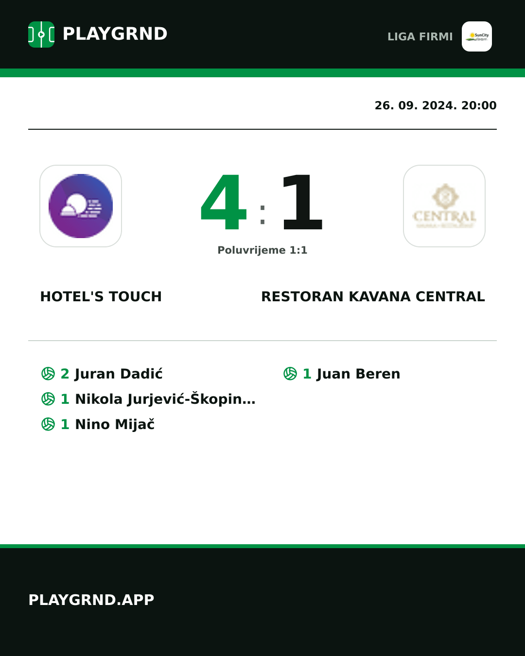 Instagram slika: Hotel's Touch 4:1 Restoran Kavana Central