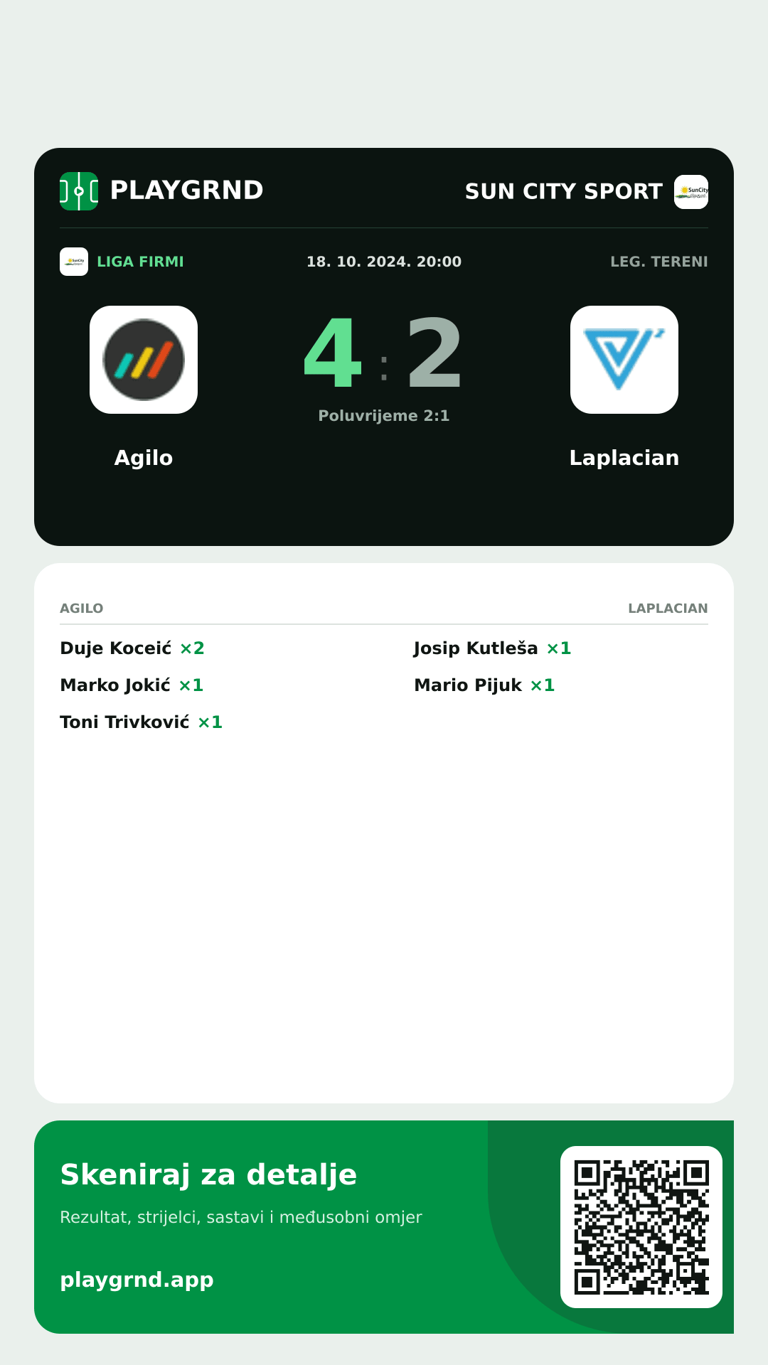 Story slika: Agilo 4:2 Laplacian