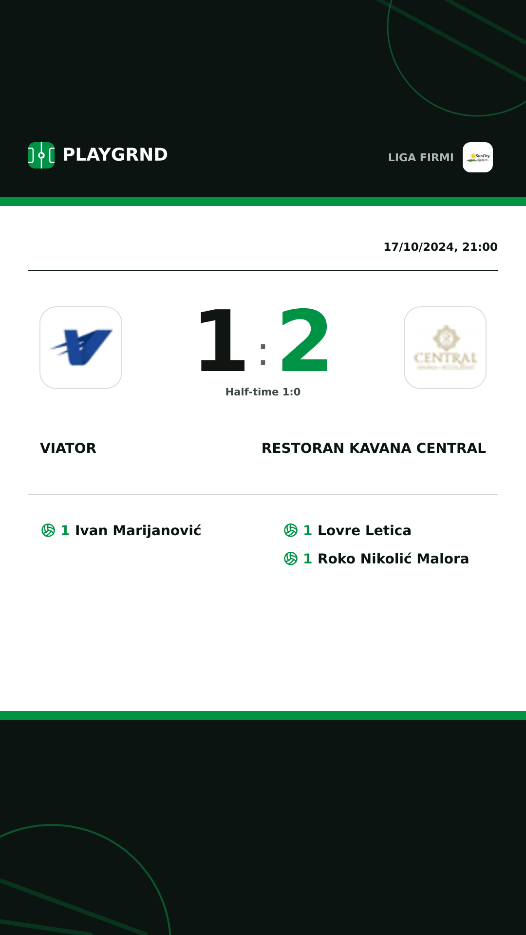 Instagram artwork: Viator 1:2 Restoran Kavana Central