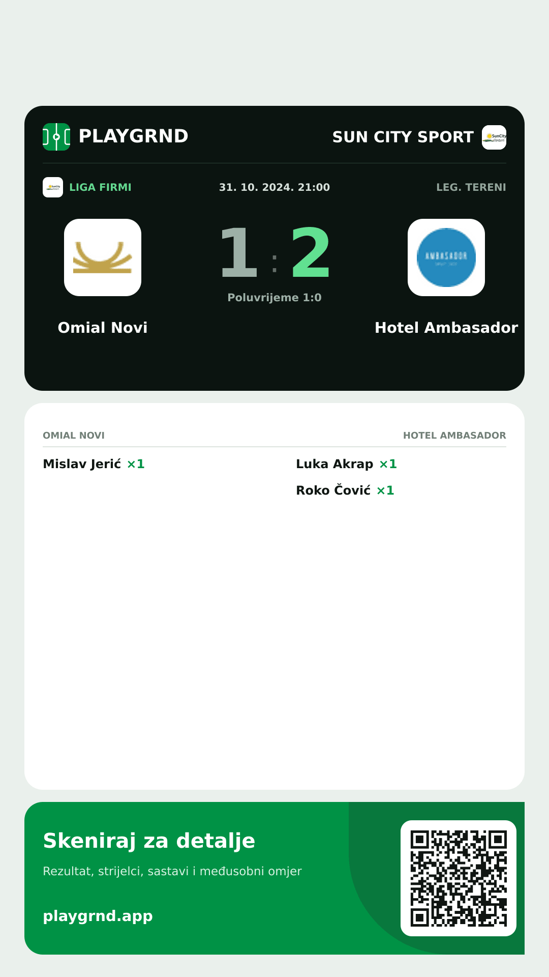 Story image: Omial Novi 1:2 Hotel Ambasador