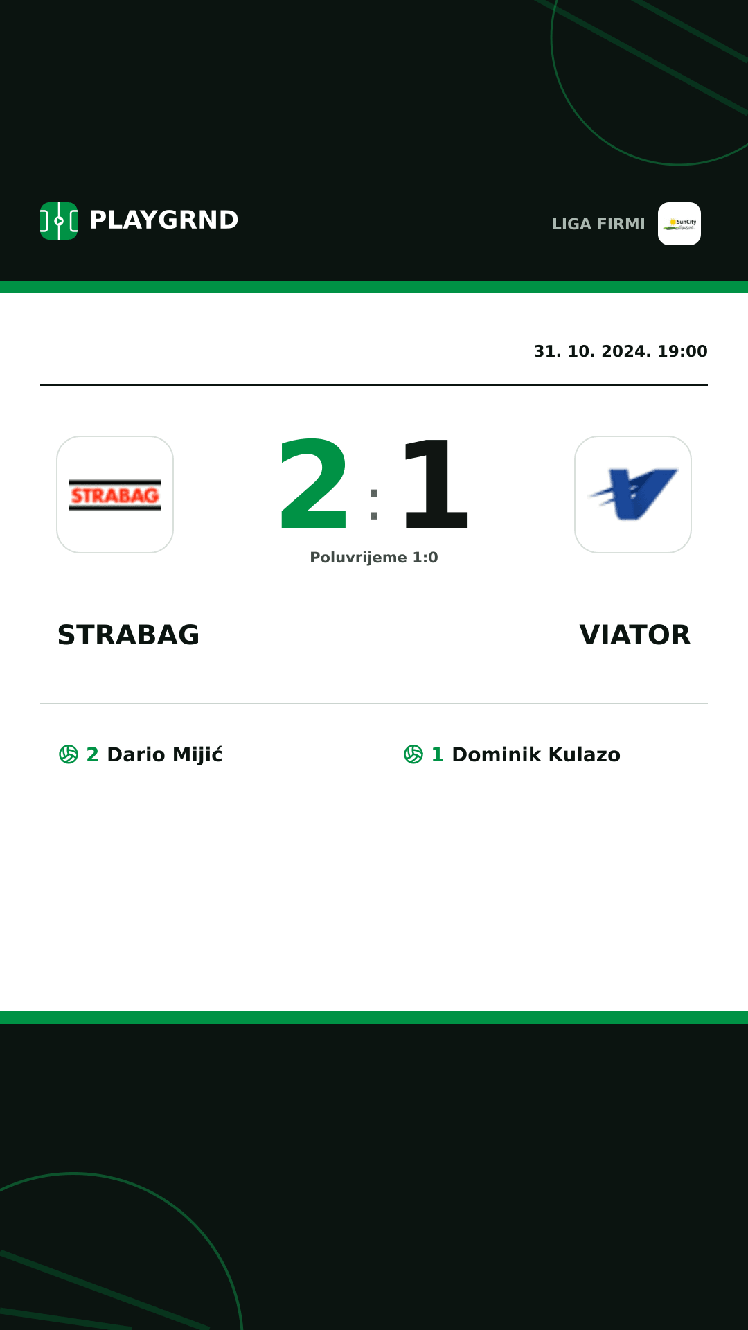 Instagram slika: Strabag 2:1 Viator