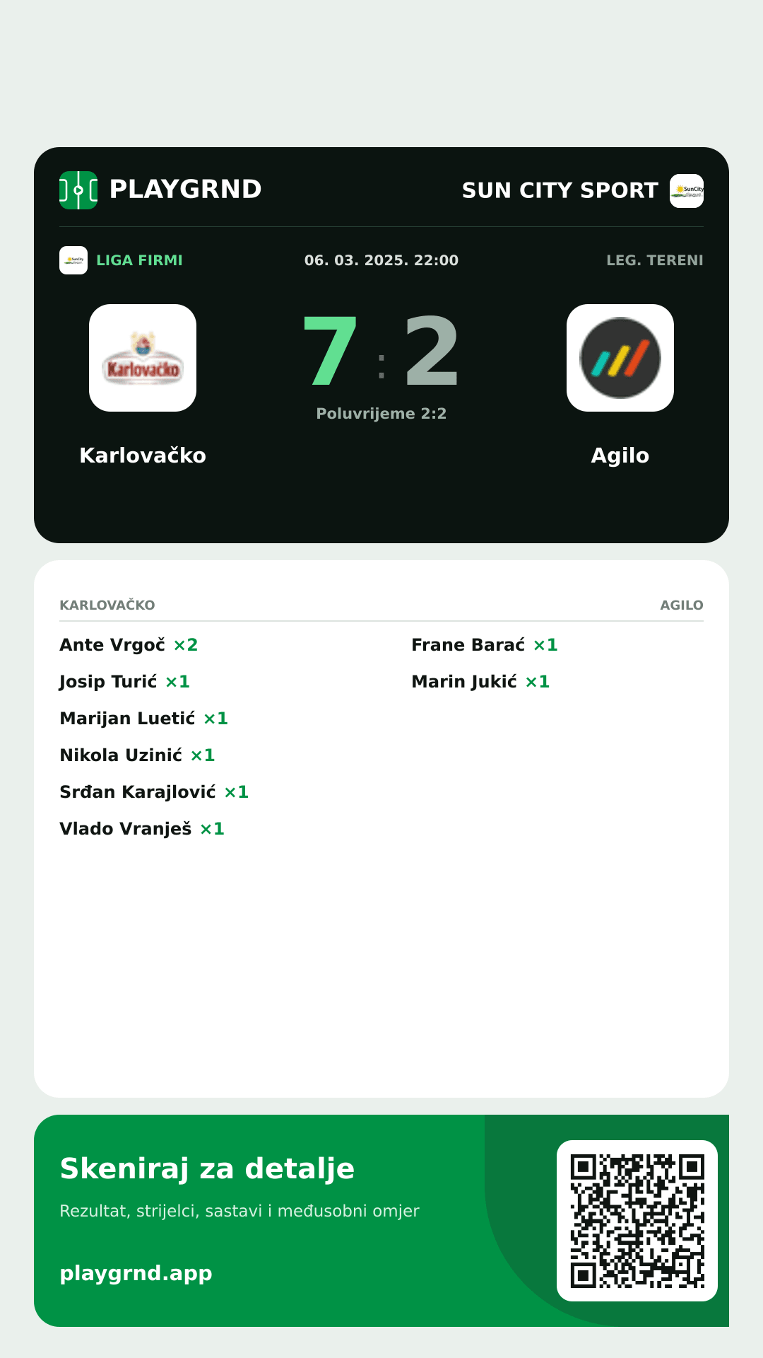 Story slika: Karlovačko 7:2 Agilo