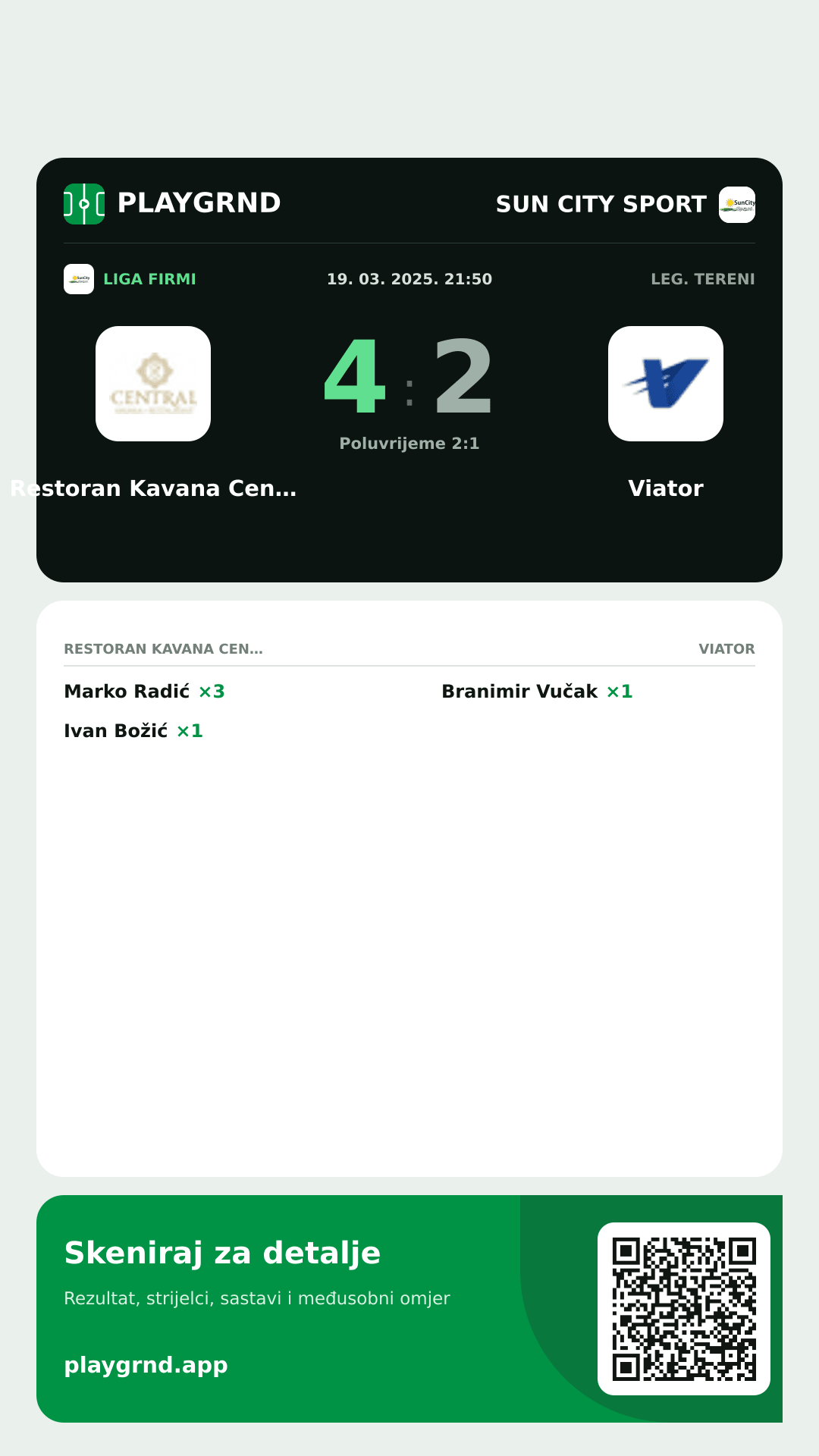 Story slika: Restoran Kavana Central 4:2 Viator