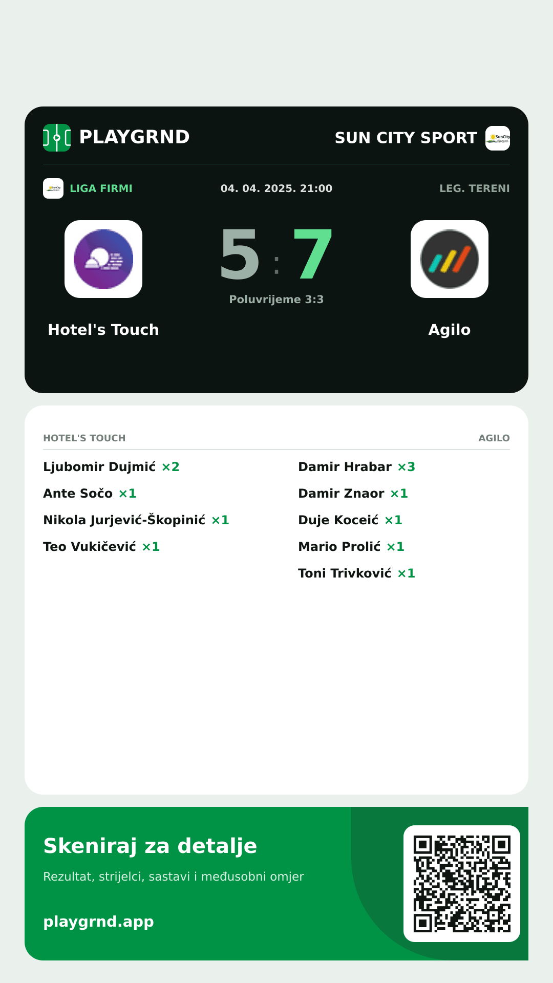Story slika: Hotel's Touch 5:7 Agilo