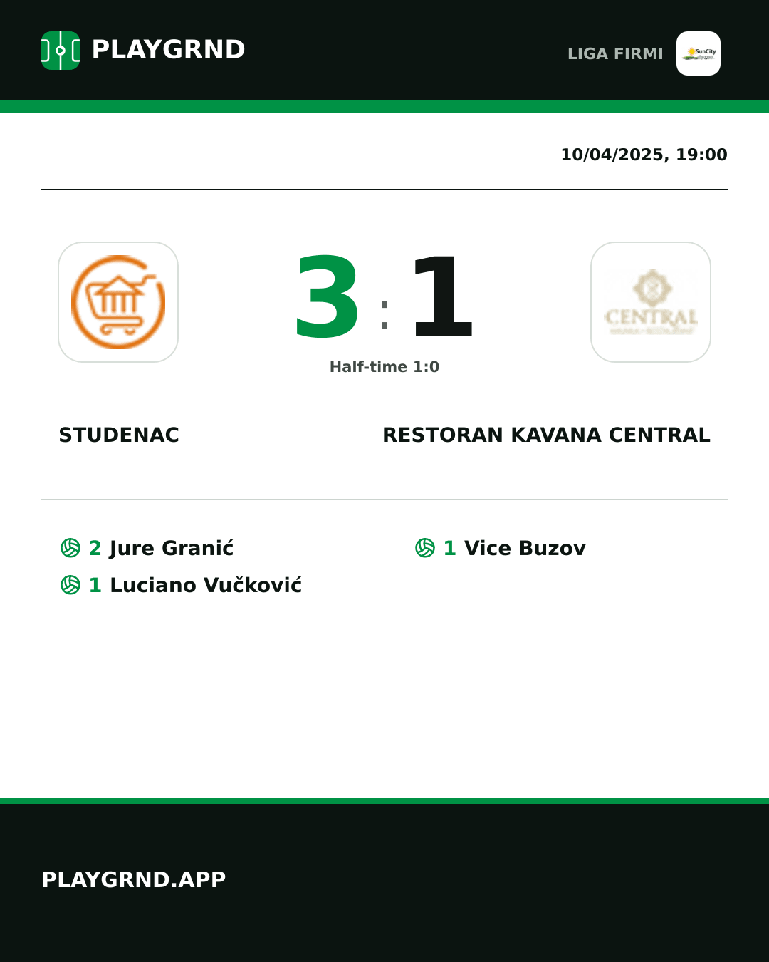 Instagram artwork: Studenac 3:1 Restoran Kavana Central