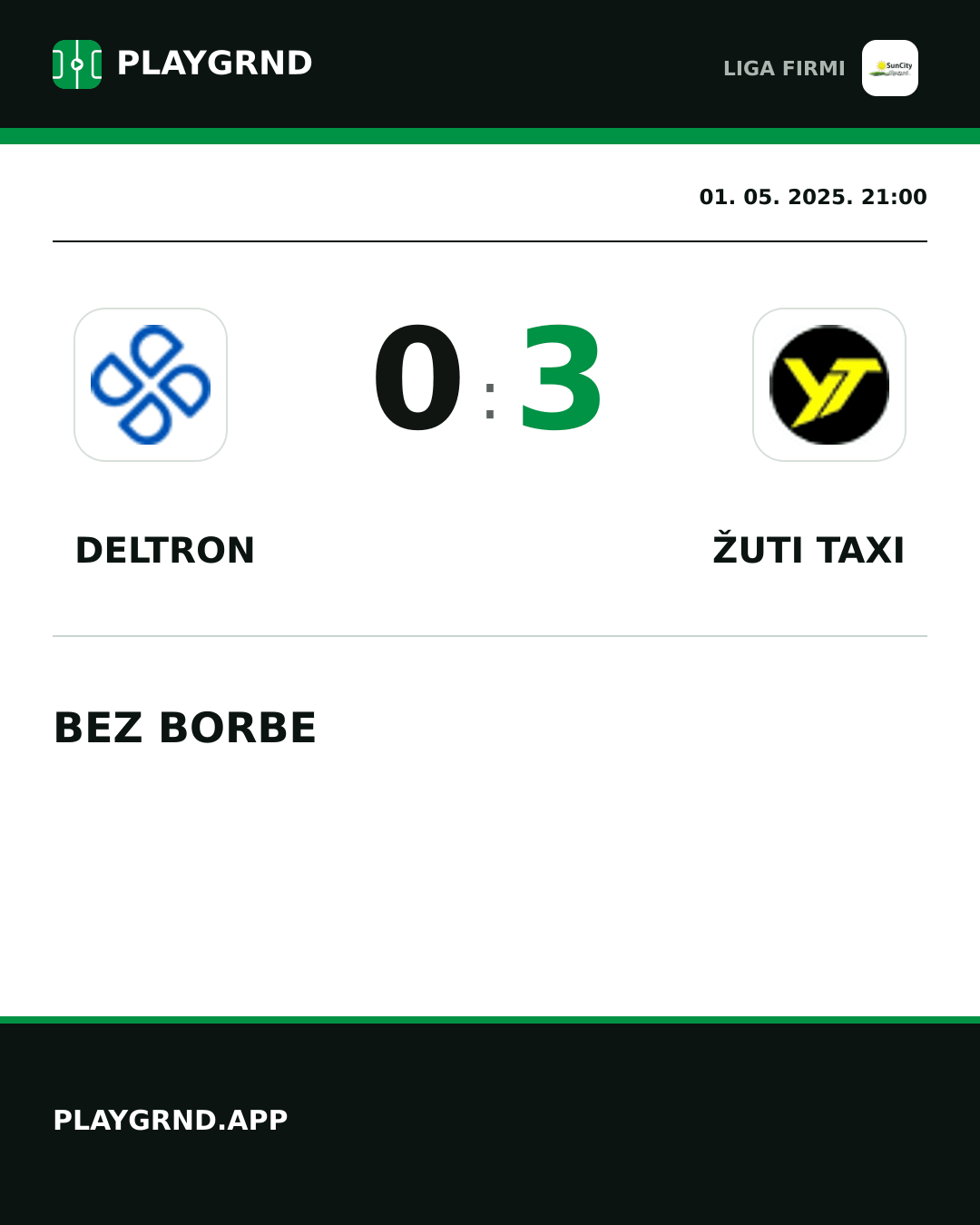 Instagram slika: Deltron 0:3 Žuti Taxi