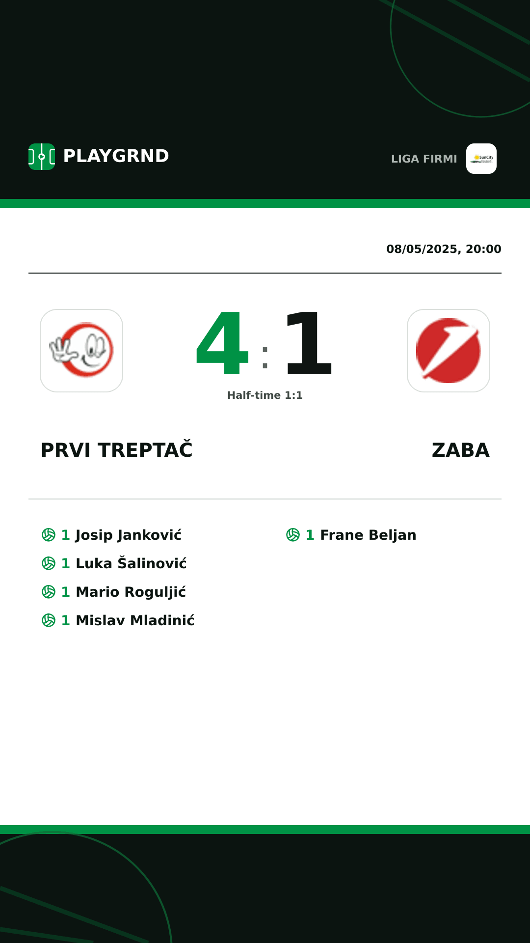 Instagram artwork: Prvi Treptač 4:1 Zaba